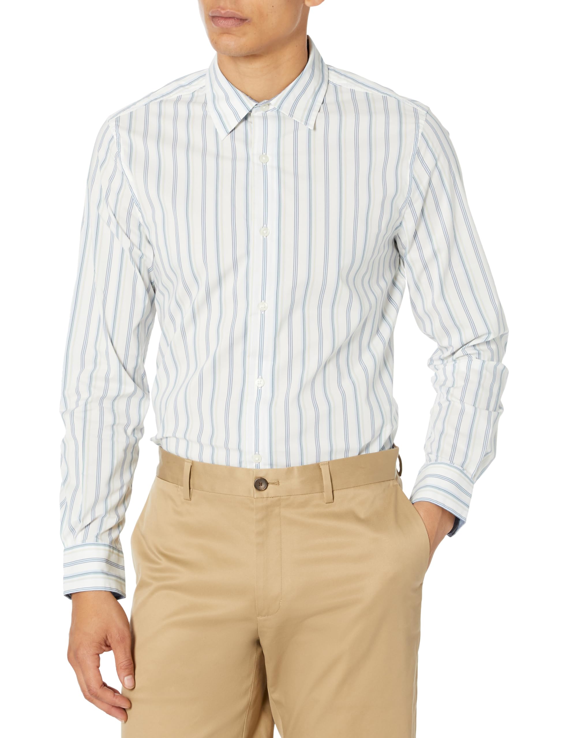 Chemise rayée Slim fit bureau et week-end Nautica Navtech