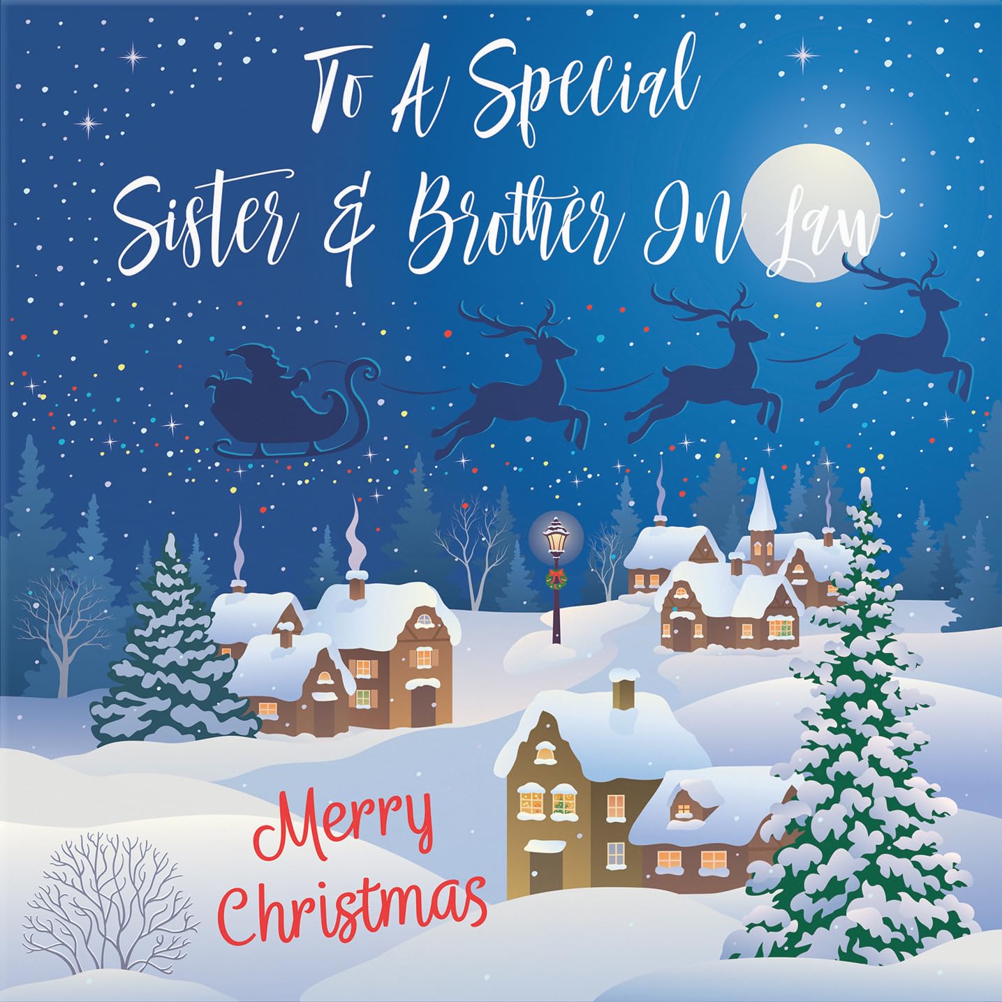 Hunts England, Sister And Brother In Law Christmas Card, To A Special Sister & Brother In Law, Merry Christmas - Image 2