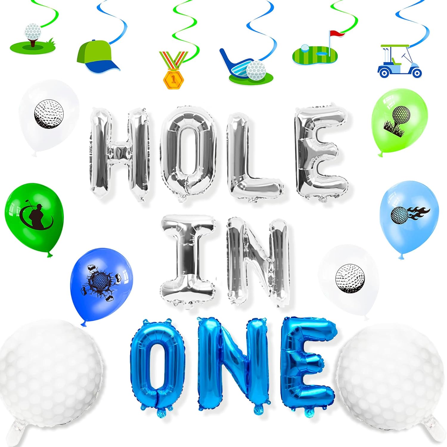 Hole in One Birthday Decoration Golf First Birthday