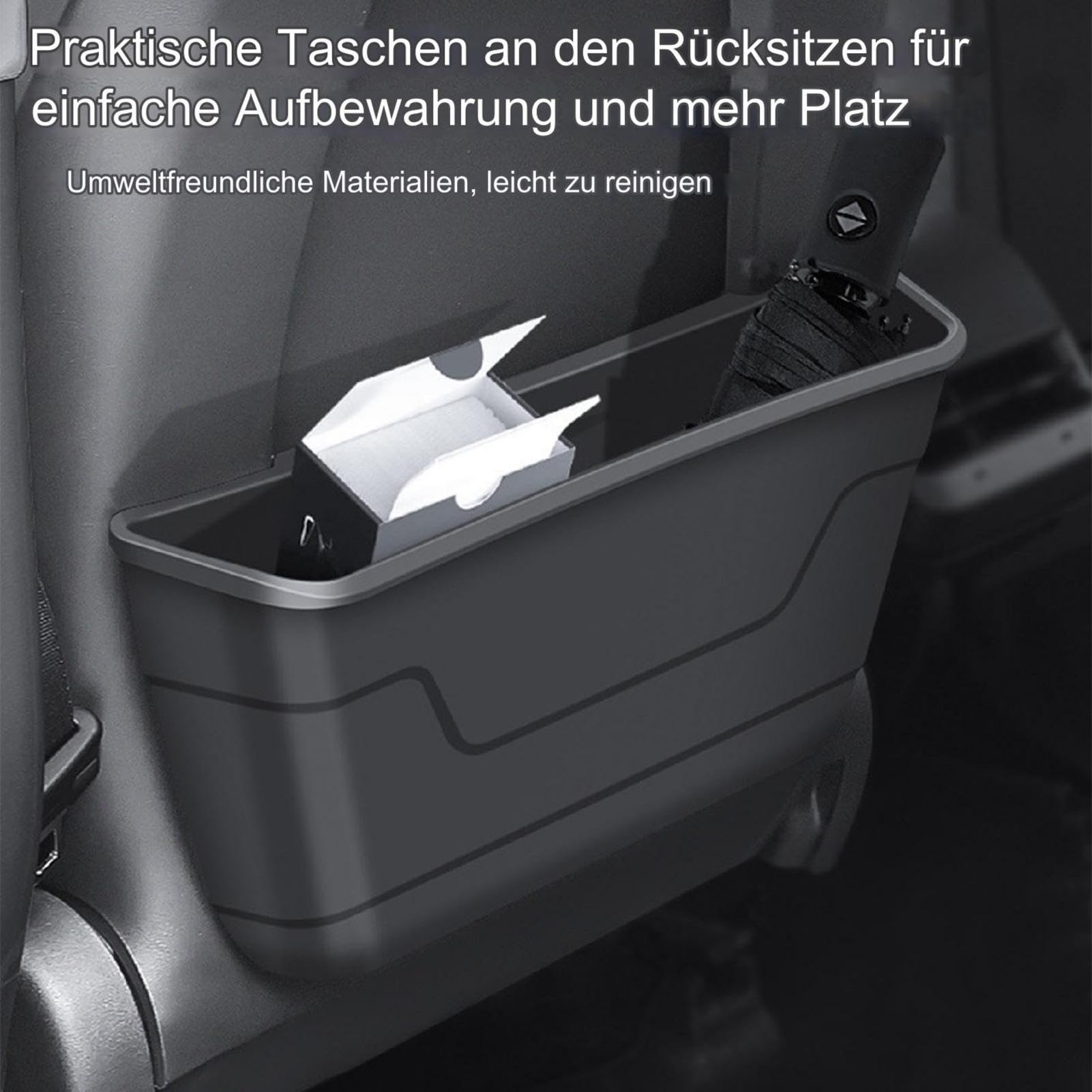 Almacenamiento Para Respaldo De Asiento Ahorro De Espacio Y Práctico | Organizador Para Asiento Trasero Del Coche Para Organización Viajes Por Carretera Traslados Familiares Y Conducción Diaria