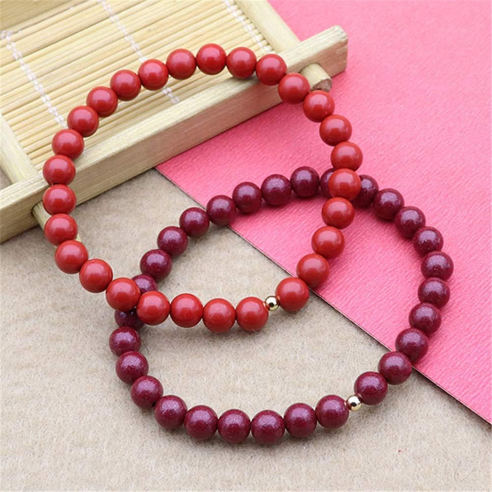 風水 富のブレスレット 天然辰砂 レッド パープル シナバー ゴールド ビーズ お守り 繁栄 未加工鉱石を引き付ける 幸運のバングル