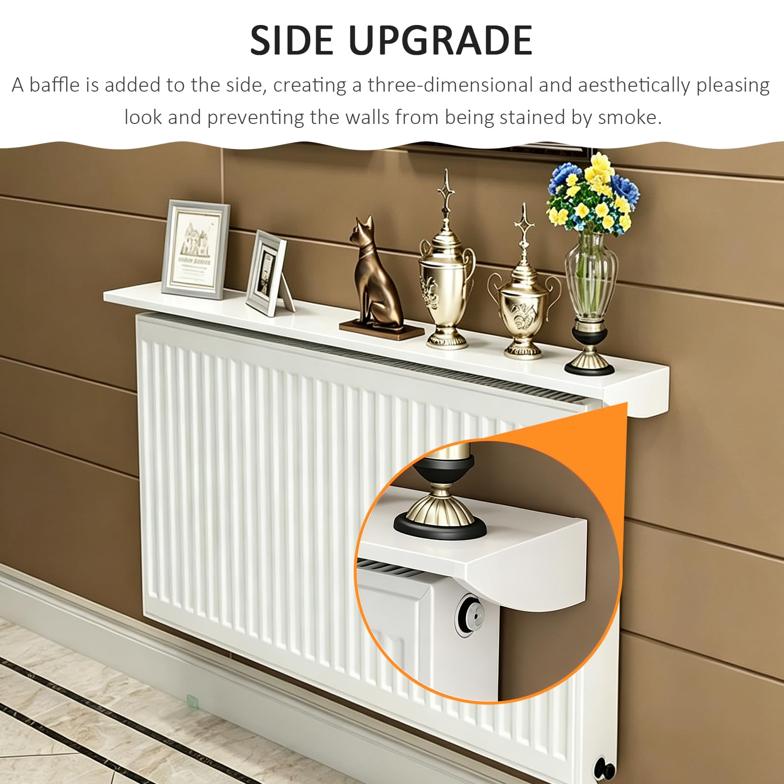 Etagere Radiateur Moderne, Tablette Radiateur sans Percer