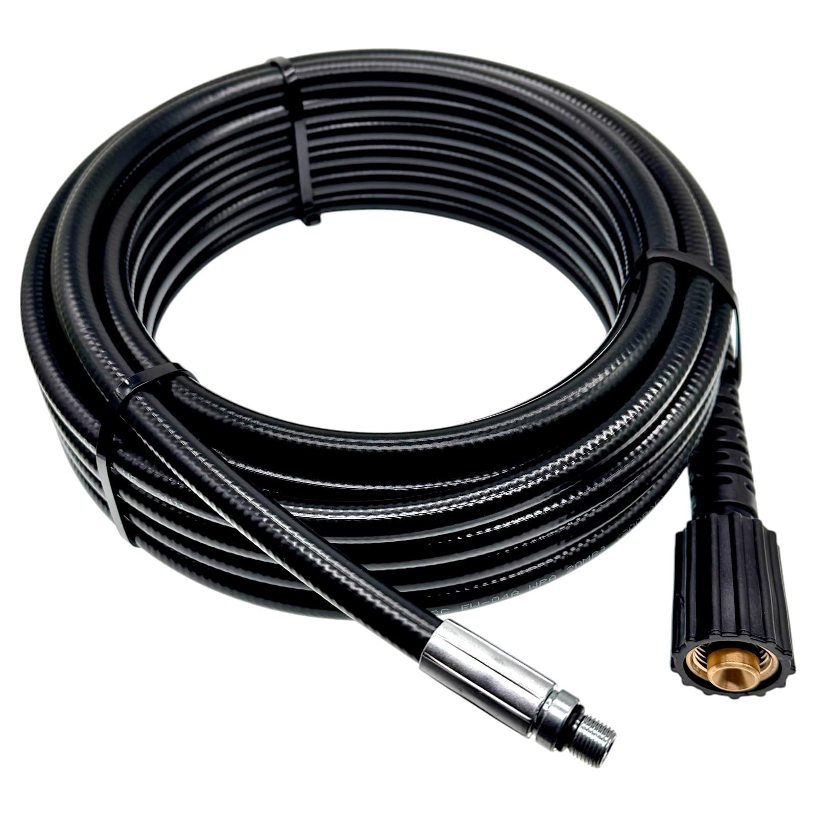 M&M Smartek Tuyau de nettoyage de canalisations pour nettoyeur haute pression Nilfisk, Alto avec filetage intérieur 1/2" avec mandrin de 14 mm