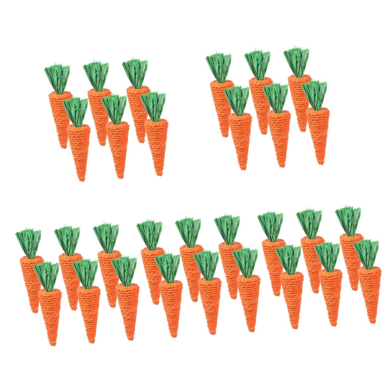 BESPORTBLE 30stücke Woven Radish Spielzeug Für Kleine Haustiere Kauspielzeug Für Kaninchen Hamster Und Meerschweinchen Fördert Molaraktivität Und Beschäftigung