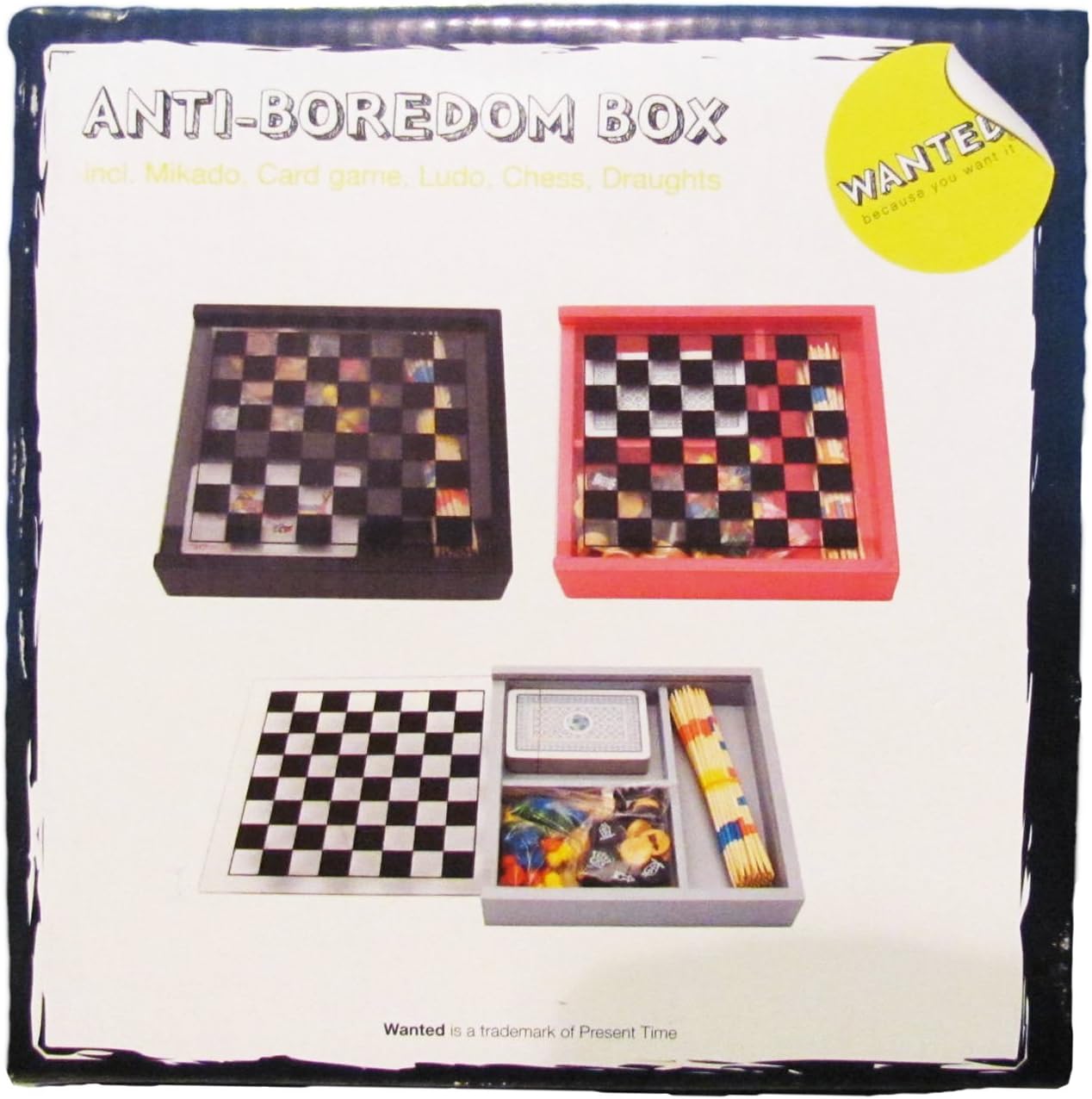 Wanted Present Time Anti-Boredom Game Box