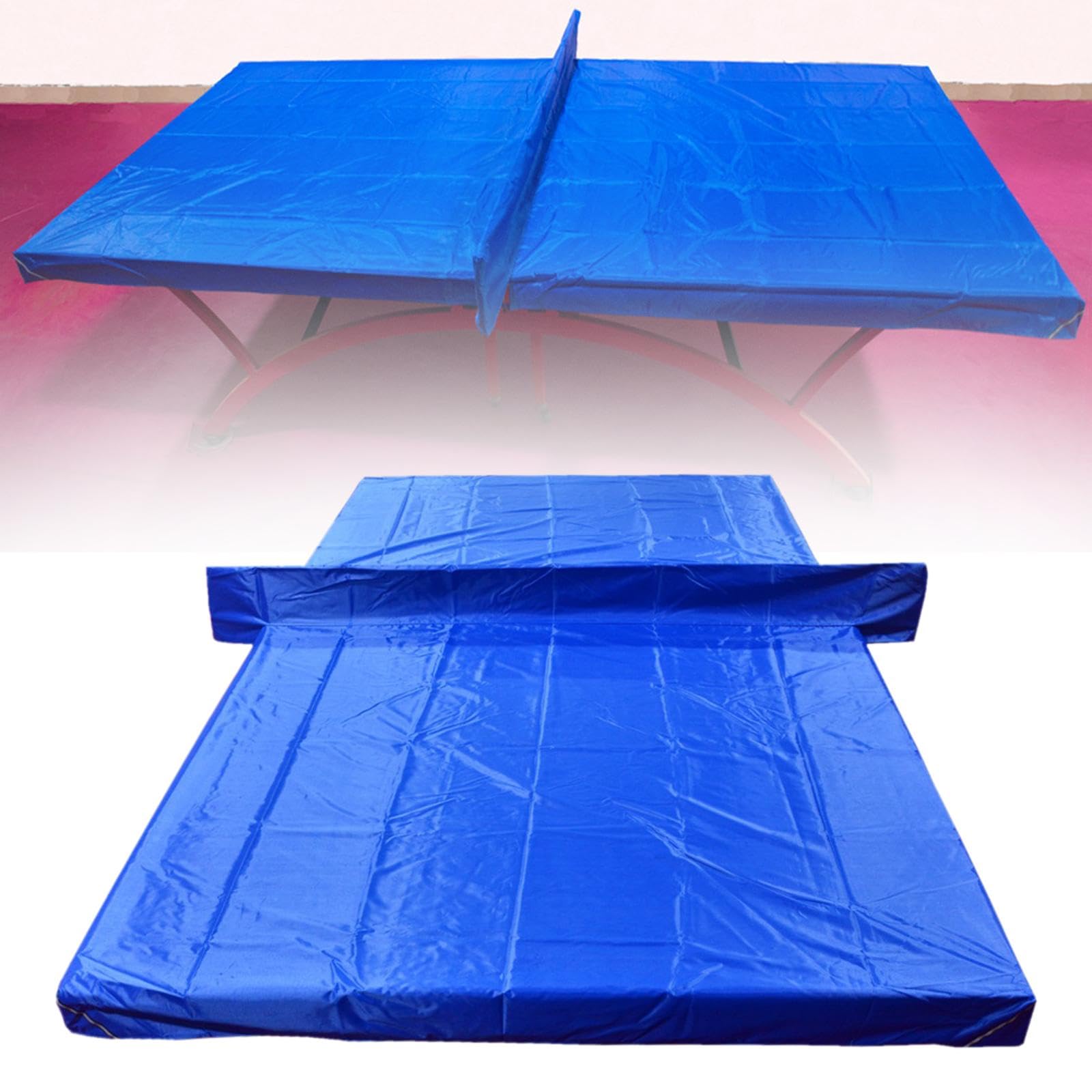 Milageto Copertura Tavolo Pong Antipolvere Impermeabile con Tessuto Oxford E Strisce Riflettenti Protezione per Tavolo Tennis Pieghevole Adatta a Casa
