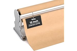 Kenley Butcher Paper Dispenser - Large Holder and Cutter for 18'' Paper Rolls