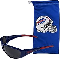 Vista 9 de Siskiyou Sports NFL Unisex Sunglasses and Bag Set Verde