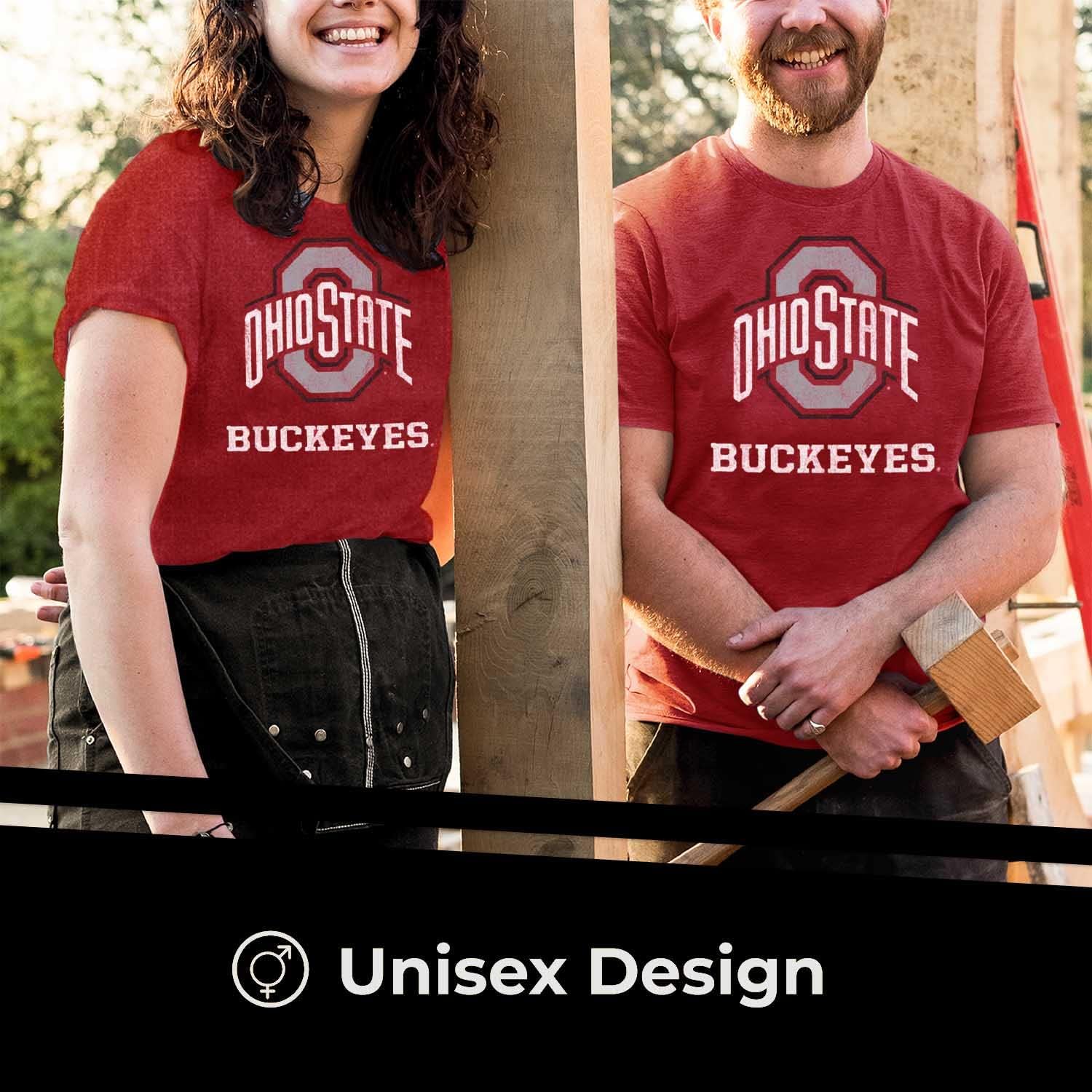 Campus Colors Adult MVP Heathered Cotton Blend T-Shirt - Logo Tshirt - Made from Ringspun - Comfort and Versatility - Image 5