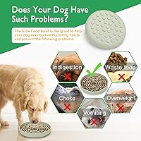 Vista 3 de Cuencos de silicona para perros, comederos de succión de laberinto para mascotas, tapete para lamer rompecabezas para reducir la velocidad de comer