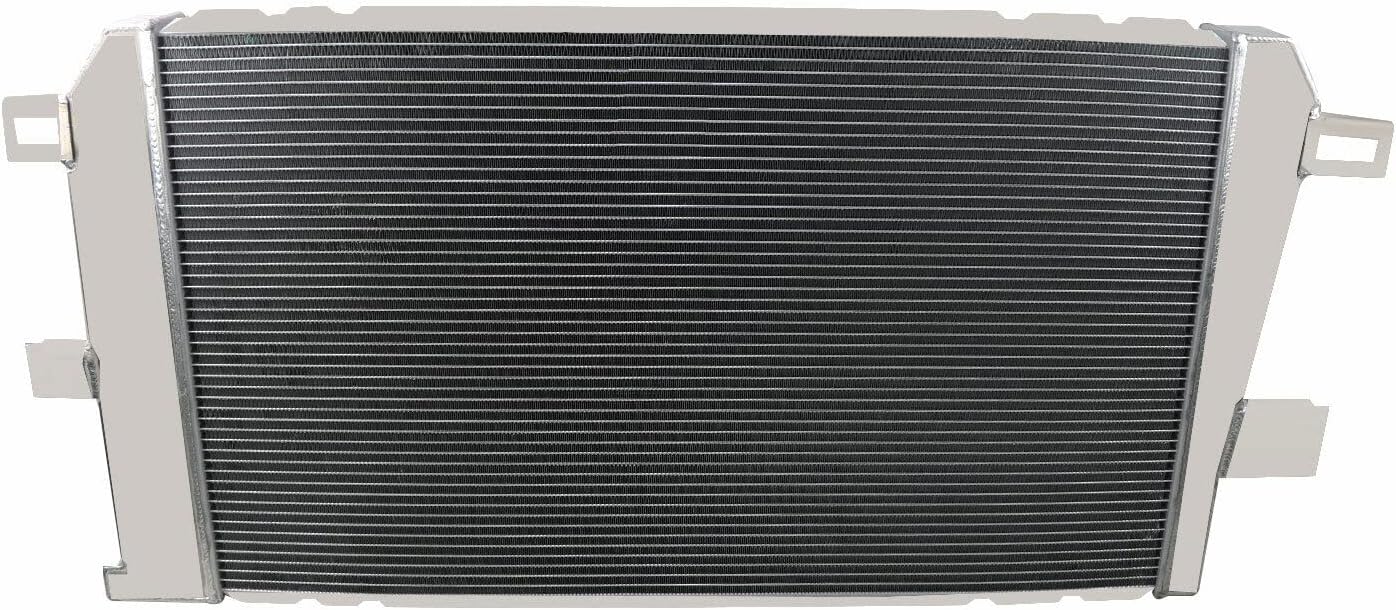 4 Row Aluminum Radiator Compatible with 2001-2005 Chevy Silverado 2500 3500 HD 6.6L Duramax LLY LB7 2002 2003 2004 Radiators