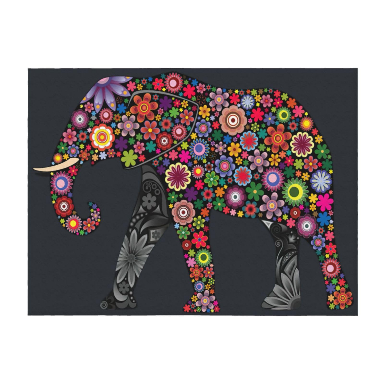 Couverture de lit microfibre éléphant idéale pour chambre cocon