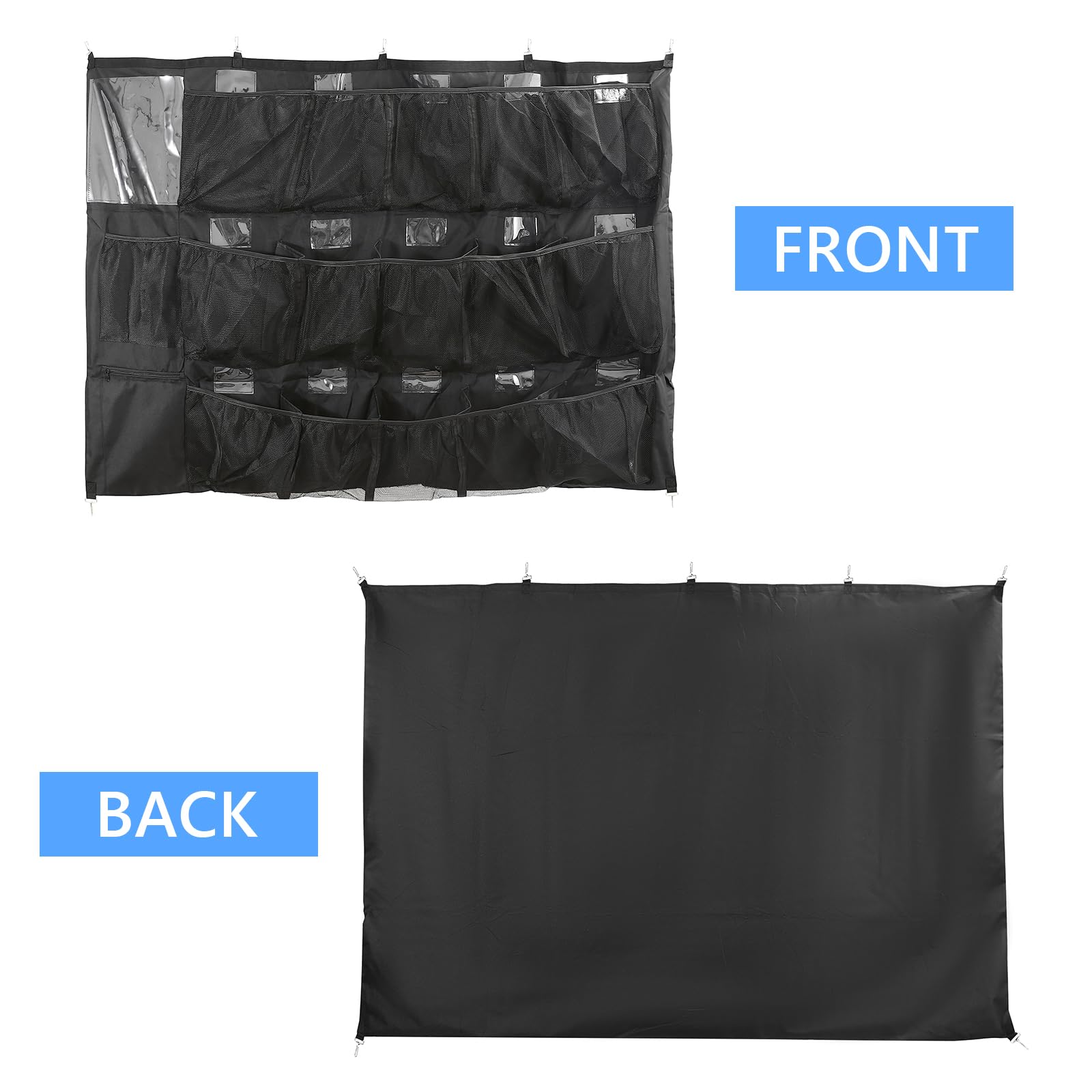 Bolsa colgante para casco para equipo de béisbol y sóftbol, organizador de almacenamiento de equipo de béisbol para 15 jugadores, incluyendo cascos, guantes de bateo, pelotas con tarjetas de nombre,