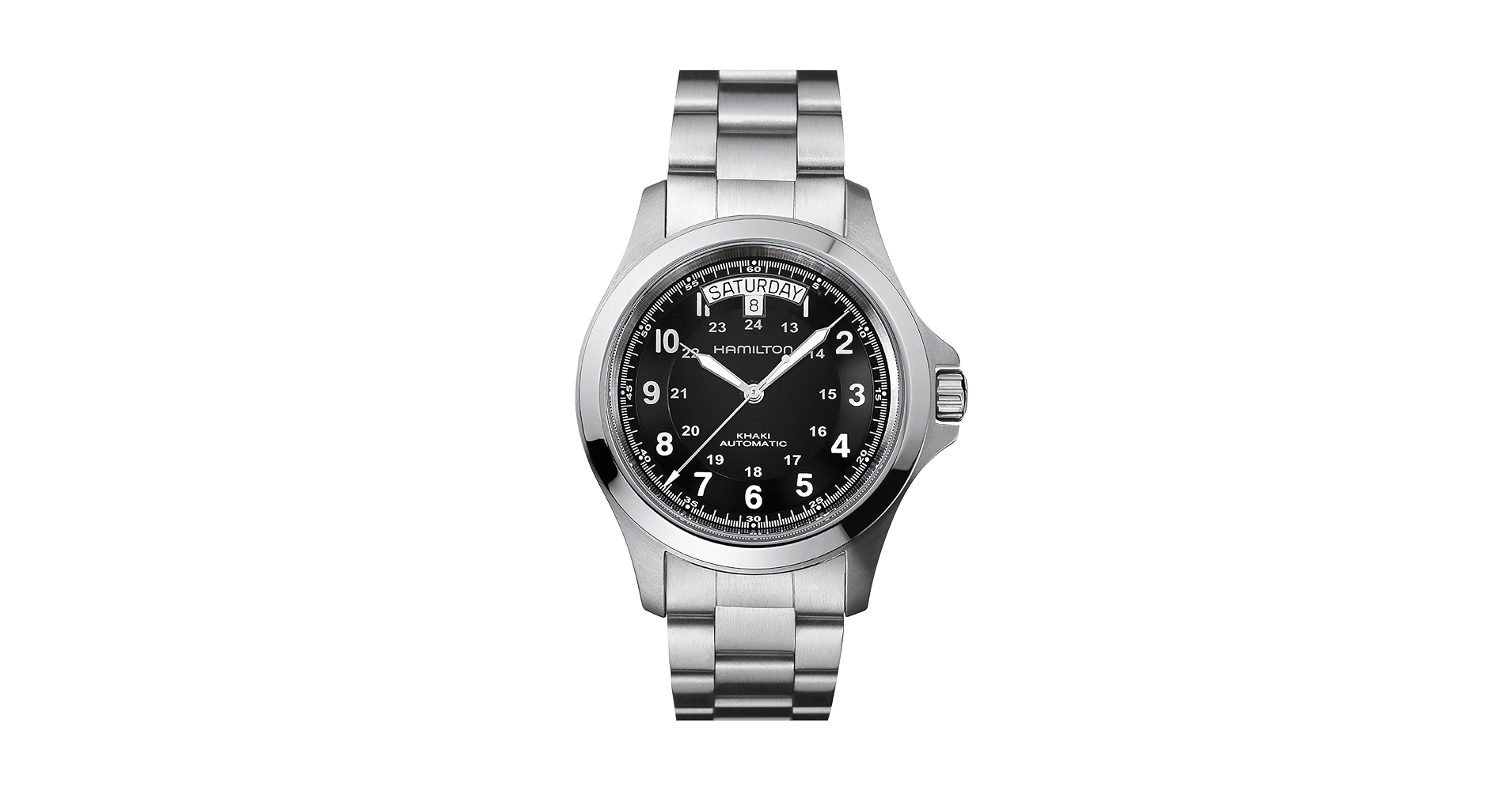時計 HAMILTON KING KHAKI SCUBA H64511133 Khaki Field King Auto - Dial color:Black - H64455133
