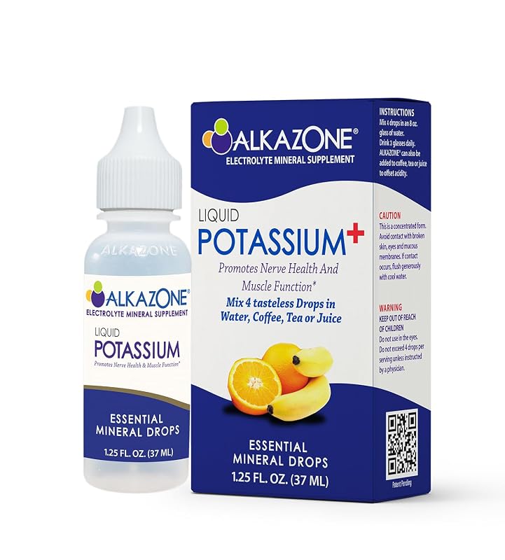 Alkazone Suplemento líquido de potássio, 37,5 mL