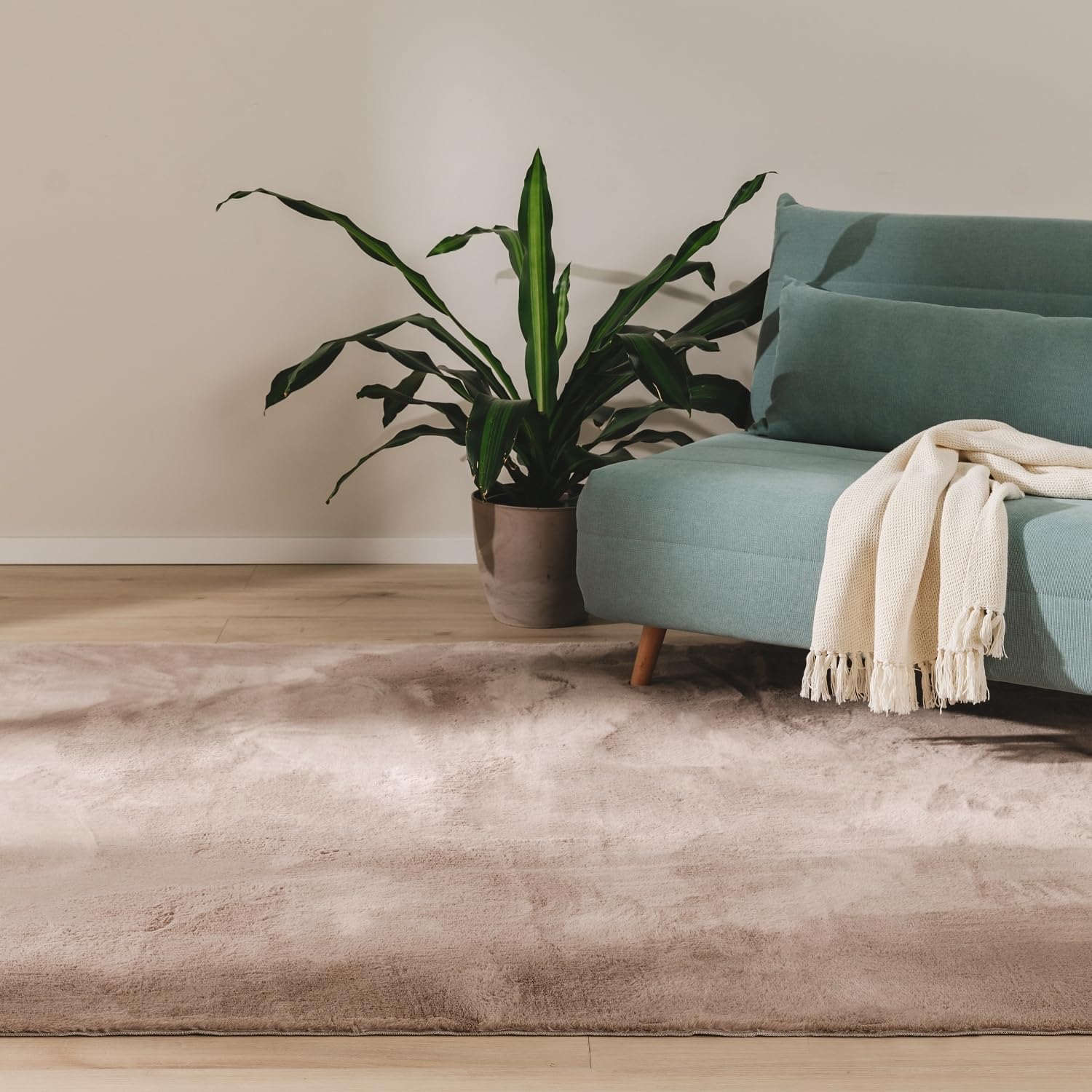 Tapis extérieur yoga 100 gris crème - 160 x 230 cm | Leroy Merlin