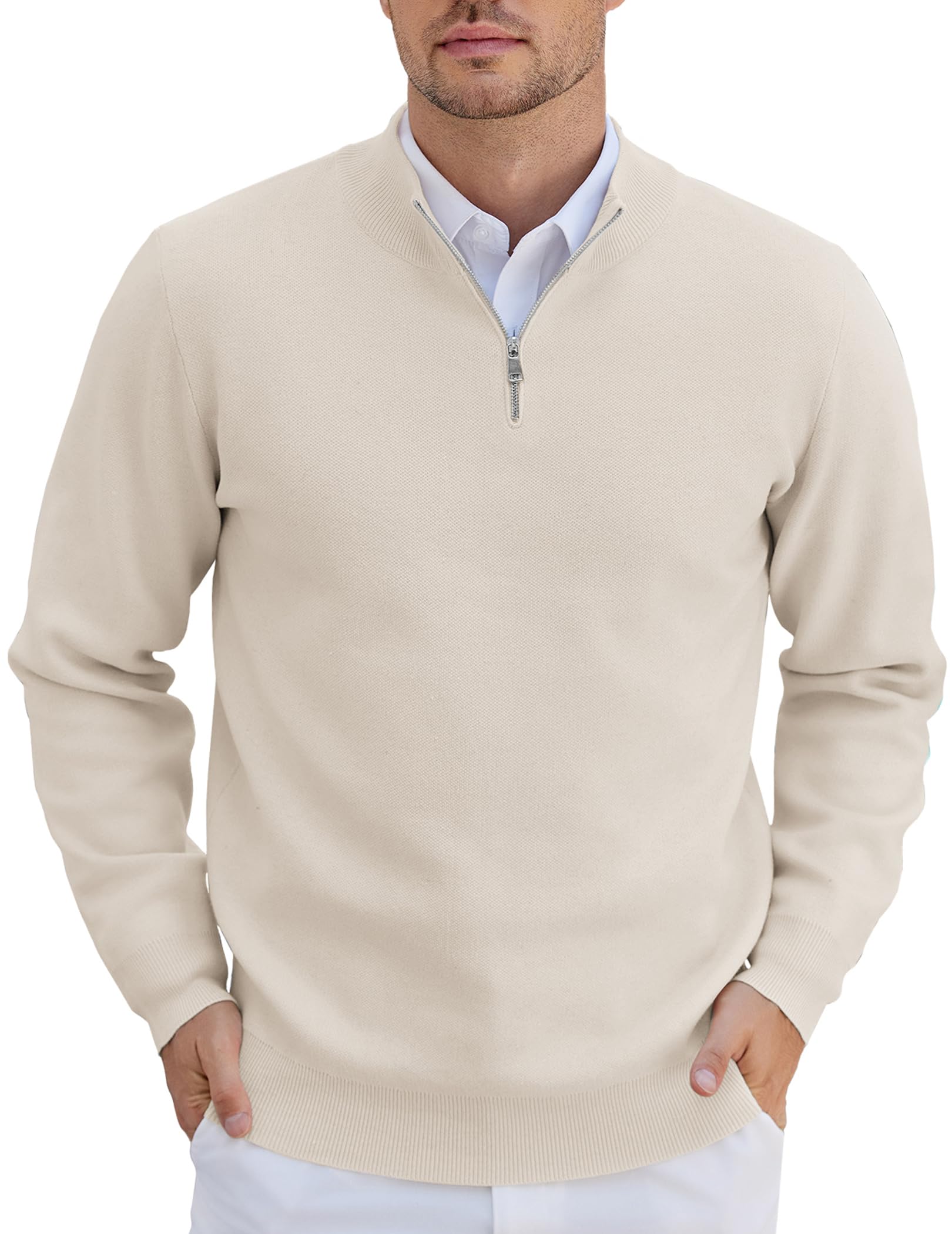 COOFANDY Quarter Zip Pullover