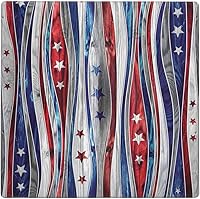 Vista 136 de Azulejo mediterráneo azul de 1 banda cubierta de toma de corriente Talavera mosaico mexicano marroquí mosaico dispositivo de palanca individual