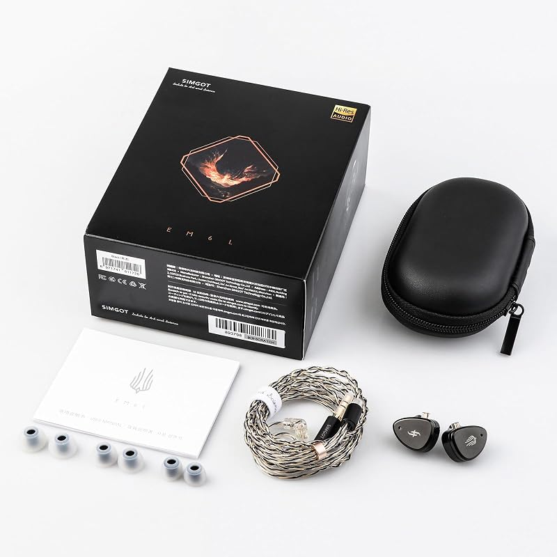 LINSOUL SIMGOT EM6L Hibrid 1DD+4BA In-Ear Monitor Fülhallgató HiFi Gamer