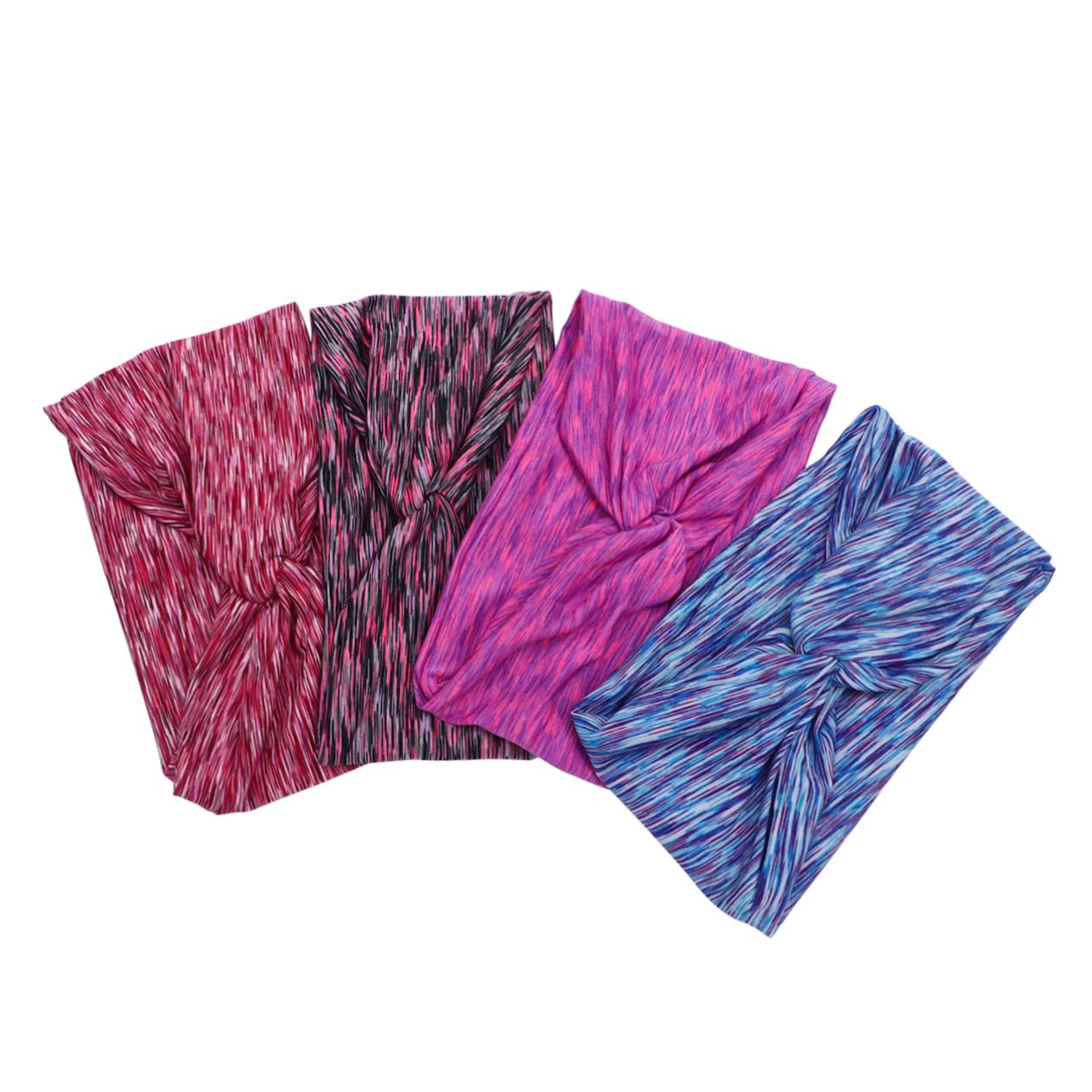 Sosoport 12stücke Teiliges Elastische Schweißabsorbierende Haarbänder Leuchtenden Farben Für Yoga Und Outdoor-aktivitäten Schnelltrocknend Und Atmungsaktiv