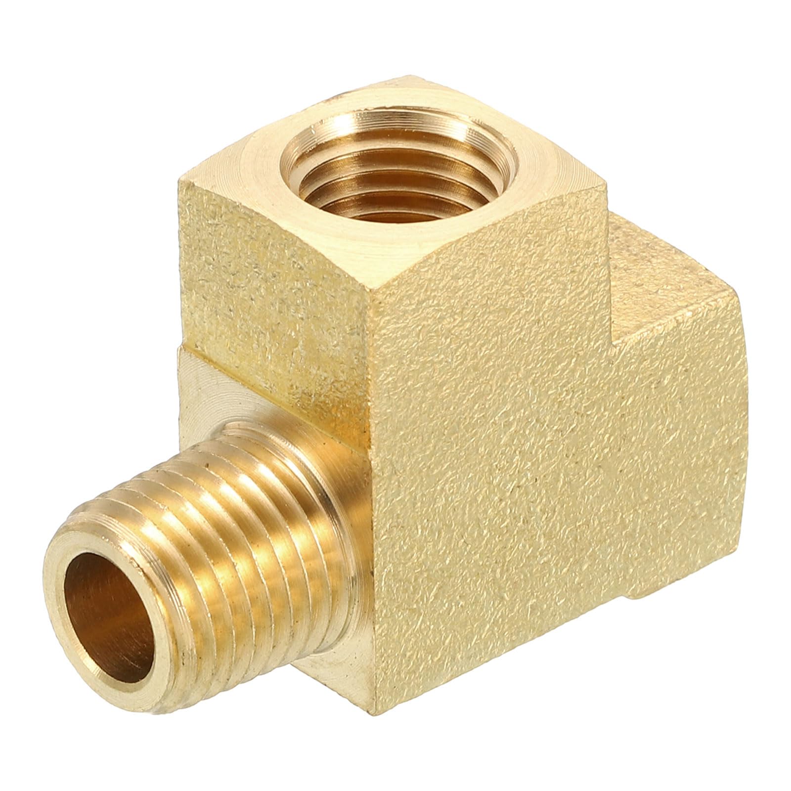 Extruded Barstock Street Tee T Female Male brass fitting 1/4 Npt Oil Water Gas e