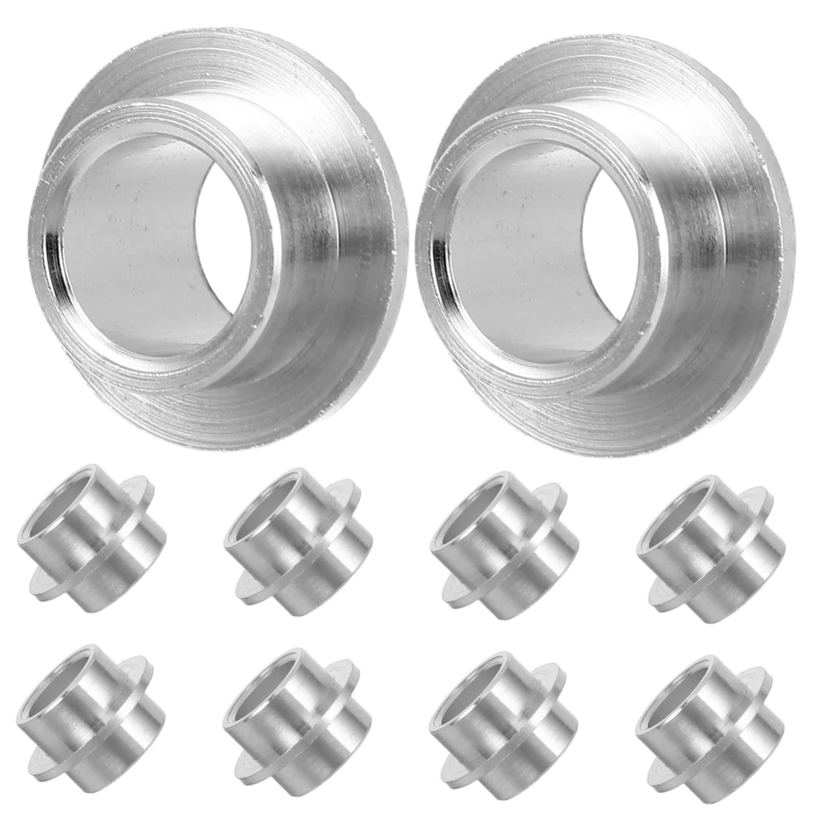BESPORTBLE 20 Pcs Aluminum Speed Spacer for Inline Skates Roller Skates Skateboards Self Centering Bearing Spacers for Enhanced Comfort and Precision Installation