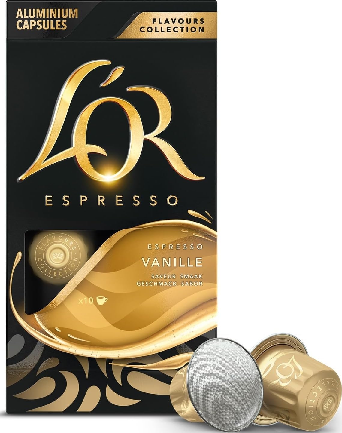 L'OR Cápsulas de Café Vainilla | 10 Cápsulas Compatibles Nespresso
