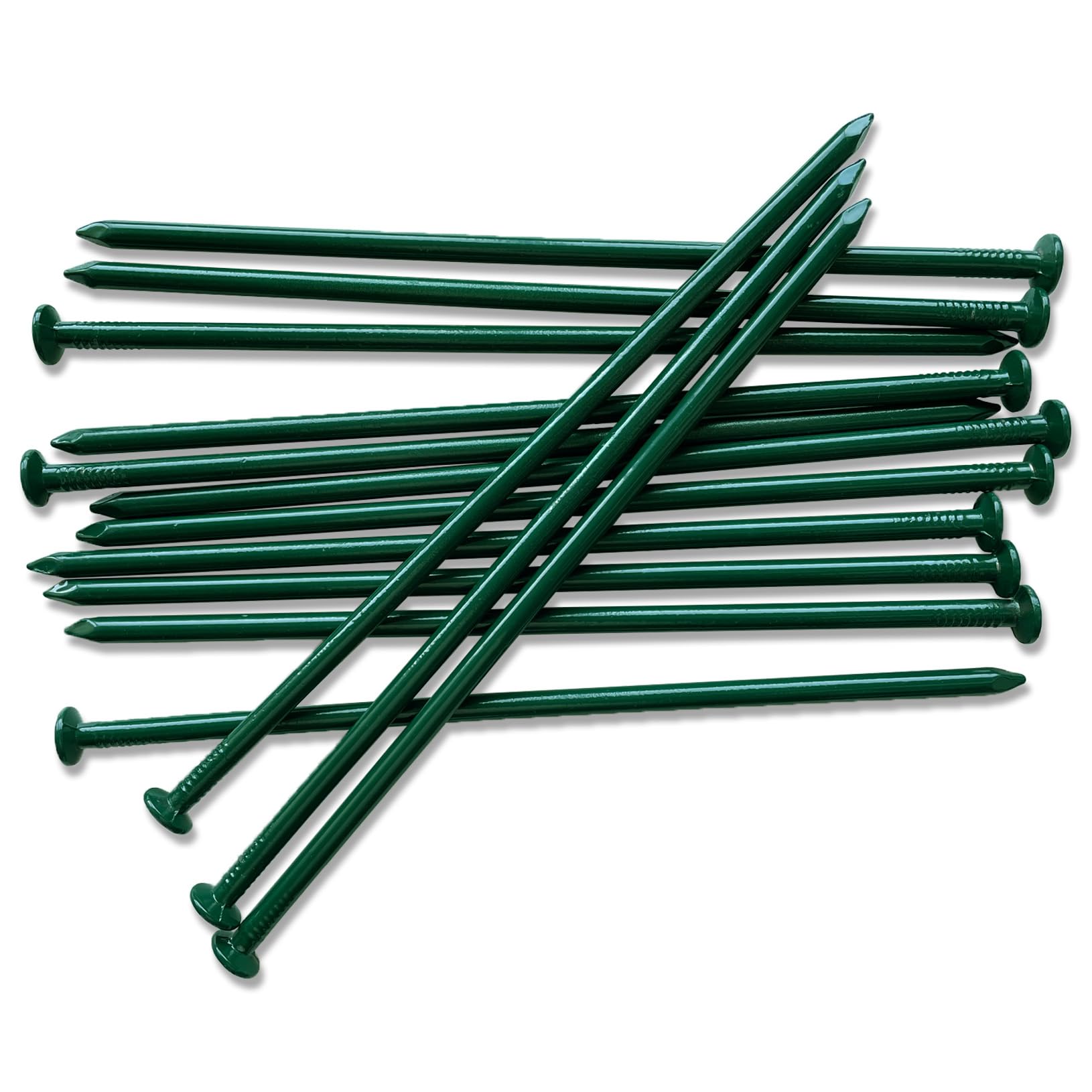 WOCHOLL 10 Inch Metal Landscape Stakes
