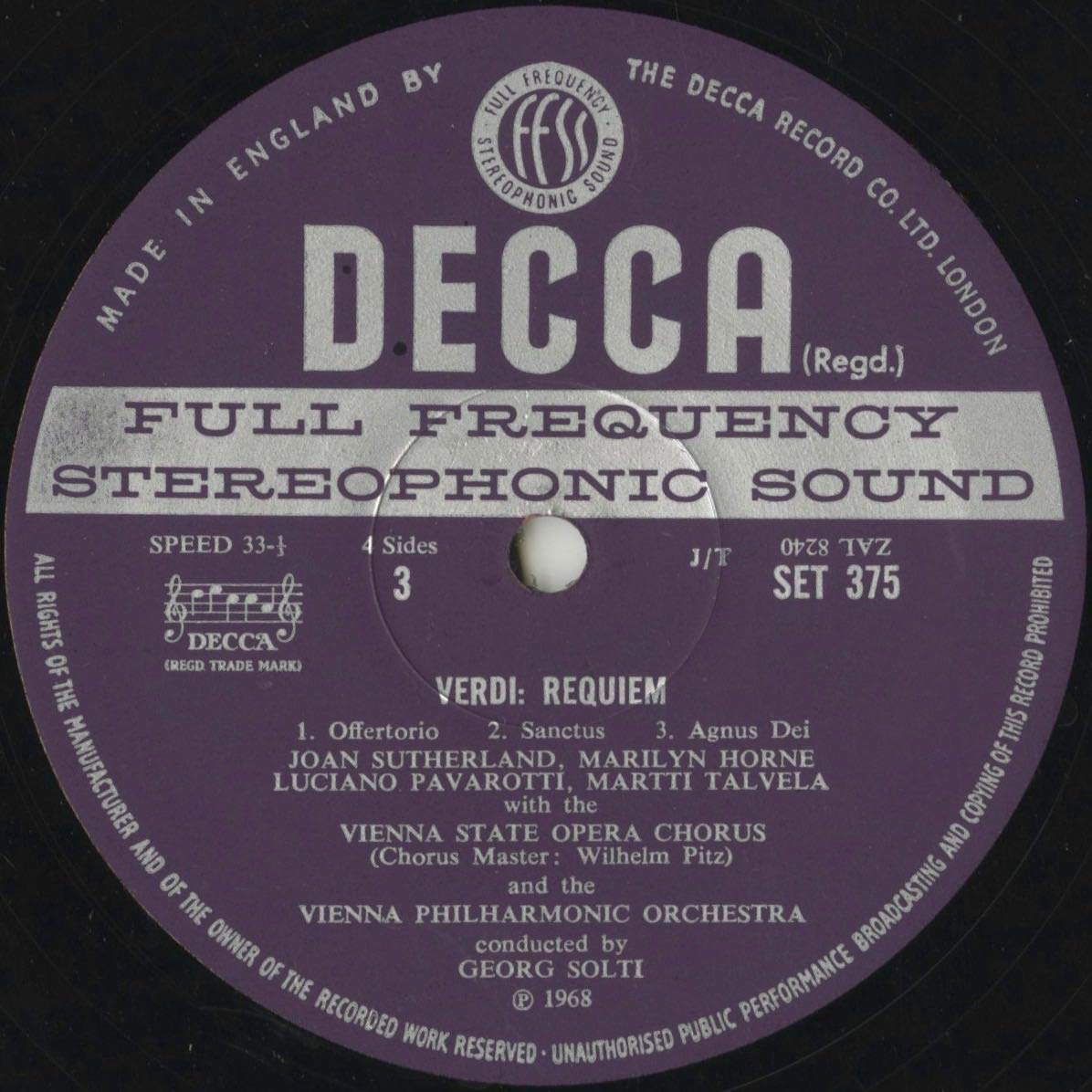 Amazon.com: Verdi:Requiem/Georg Solti(con)Vienna Philharmonic