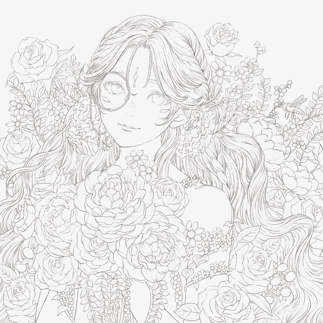 Victorian Fantasy Collection: Kuroimori Coloring Book