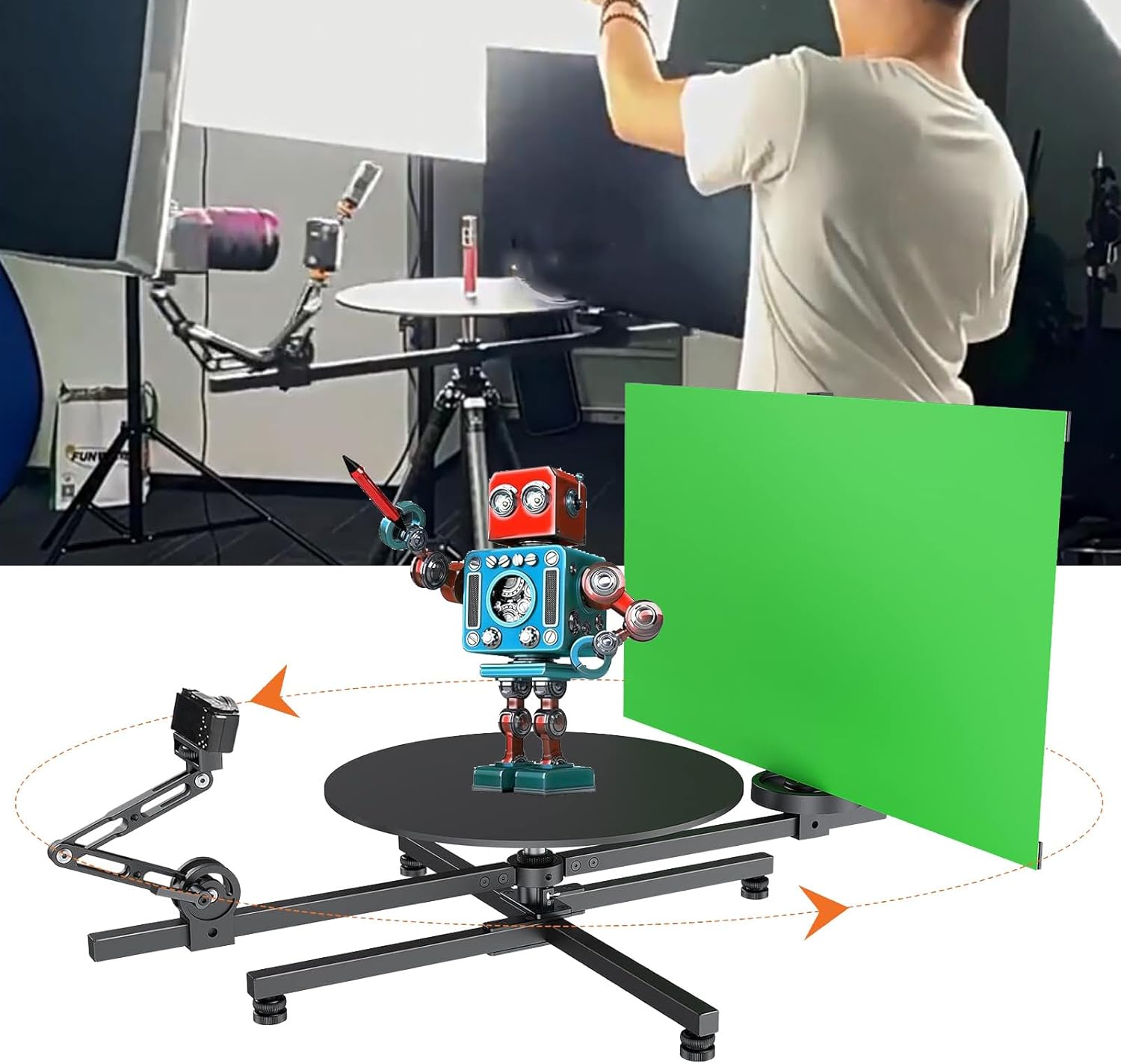 360 Video Camera Rig Panoramic Rotating Platform,360 Kenya Ubuy