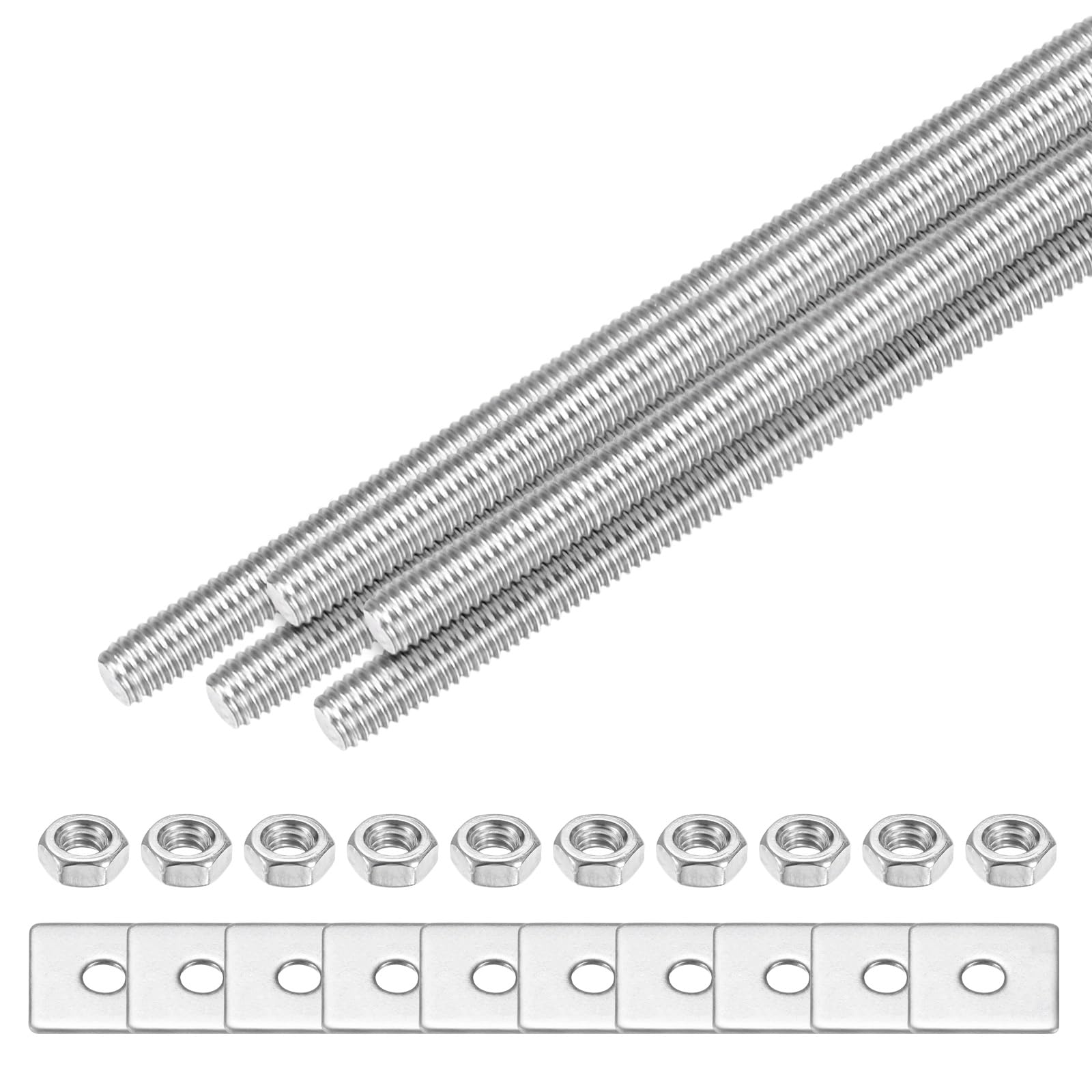 M METERXITY 5-Set Fully Threaded Rod