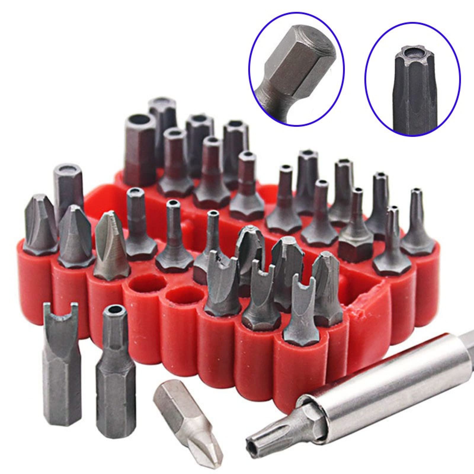 Set 13 Pezzi Prolunga E Punte Per Avvitatore - A Sgancio Rapido, Magnetico, 1/4"
