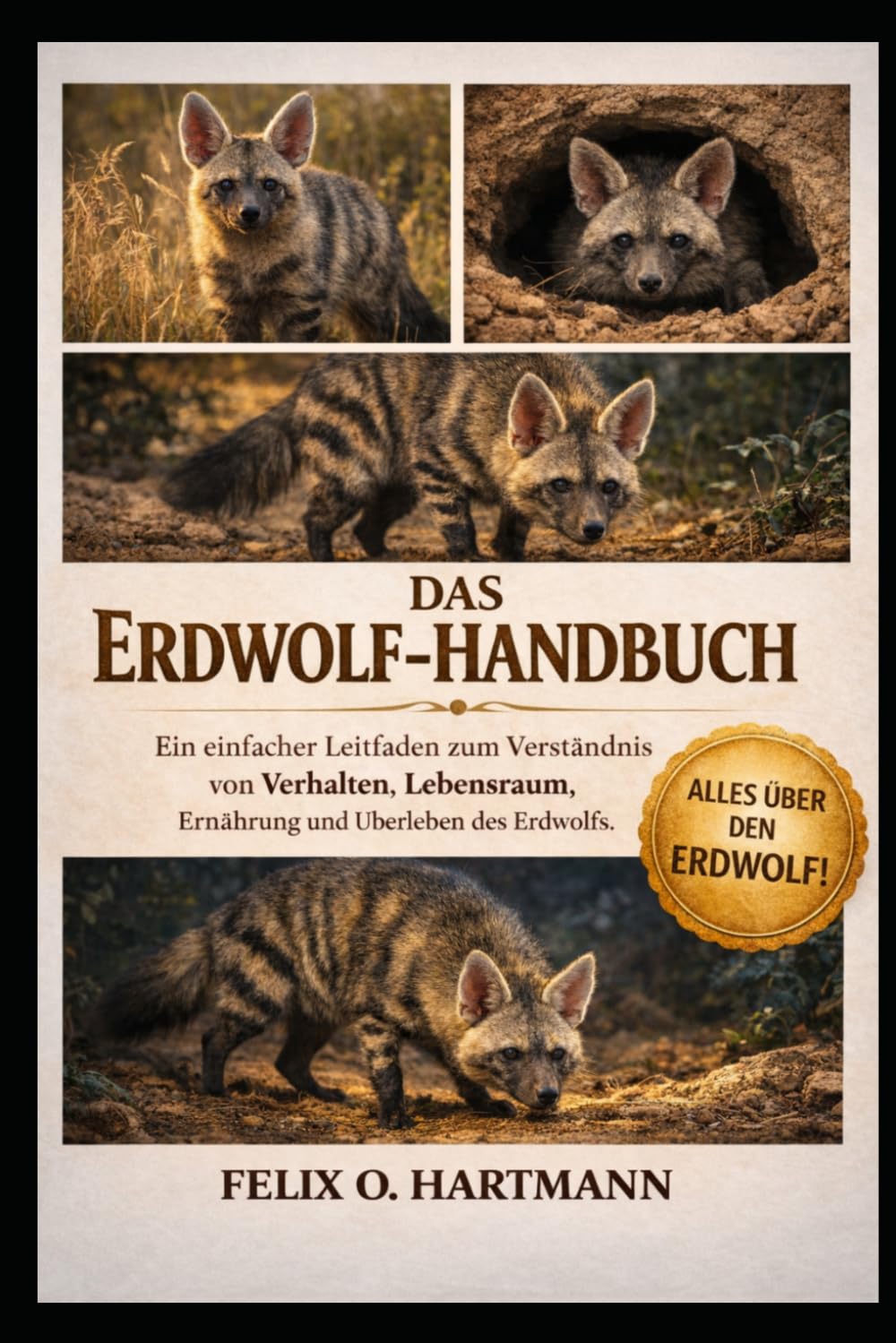 DAS ERDWOLF-HANDBUCH: Ein einfacher Leitfaden zum Verständnis von Verhalten, Lebensraum, Ernährung und Überleben des Erdwolfs