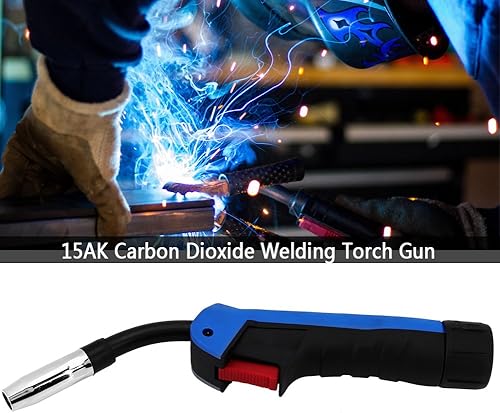 Miniatura 5 de El arma de la antorcha de soldadura 15AK MIGMAG parte el reemplazo de la cabeza del arma cabido para la máquina de soldadura 150A_250A