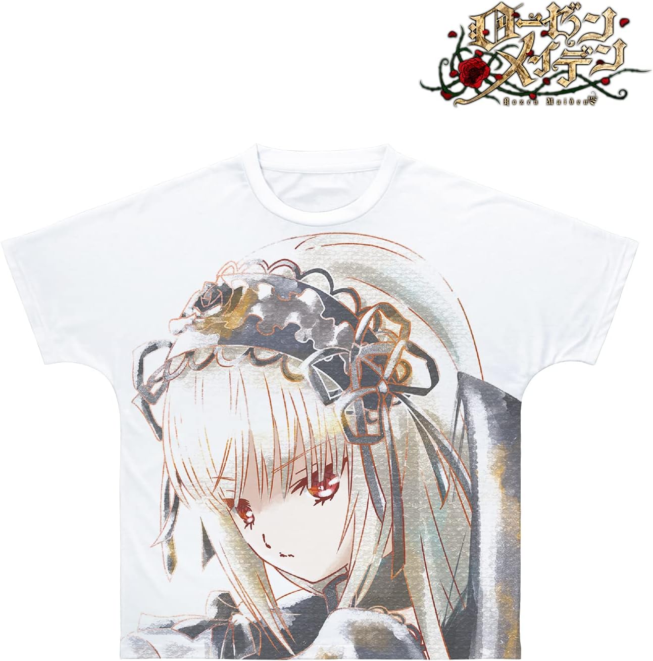 サイズは ローゼンメイデン Apparel タワーレコード Paypayモール店 通販 Paypayモール 金糸雀 Ani Art Aqua Label フルグラフィックtシャツユニセックス サイズ M シャツ