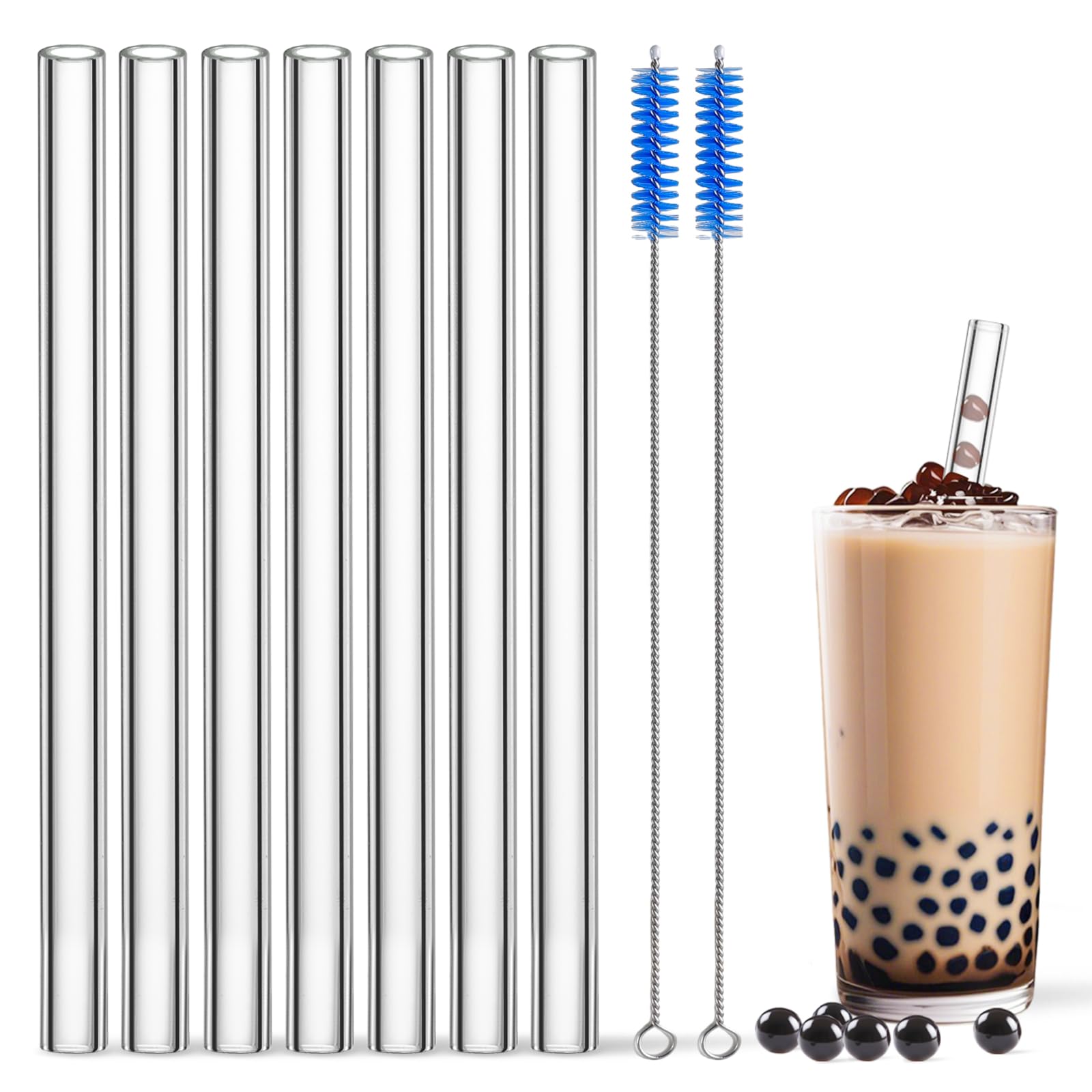 glass boba straws glass straws