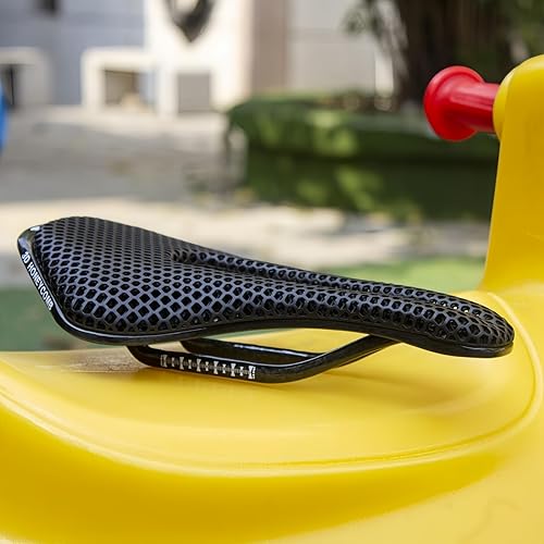 Miniatura 2 de EVOSID Bicicleta 3D Impresión Sillín Fibra Carbono Rieles Ultra-Ligero Hueco Cómodo Road Bike MTB Honeycomb Cojín