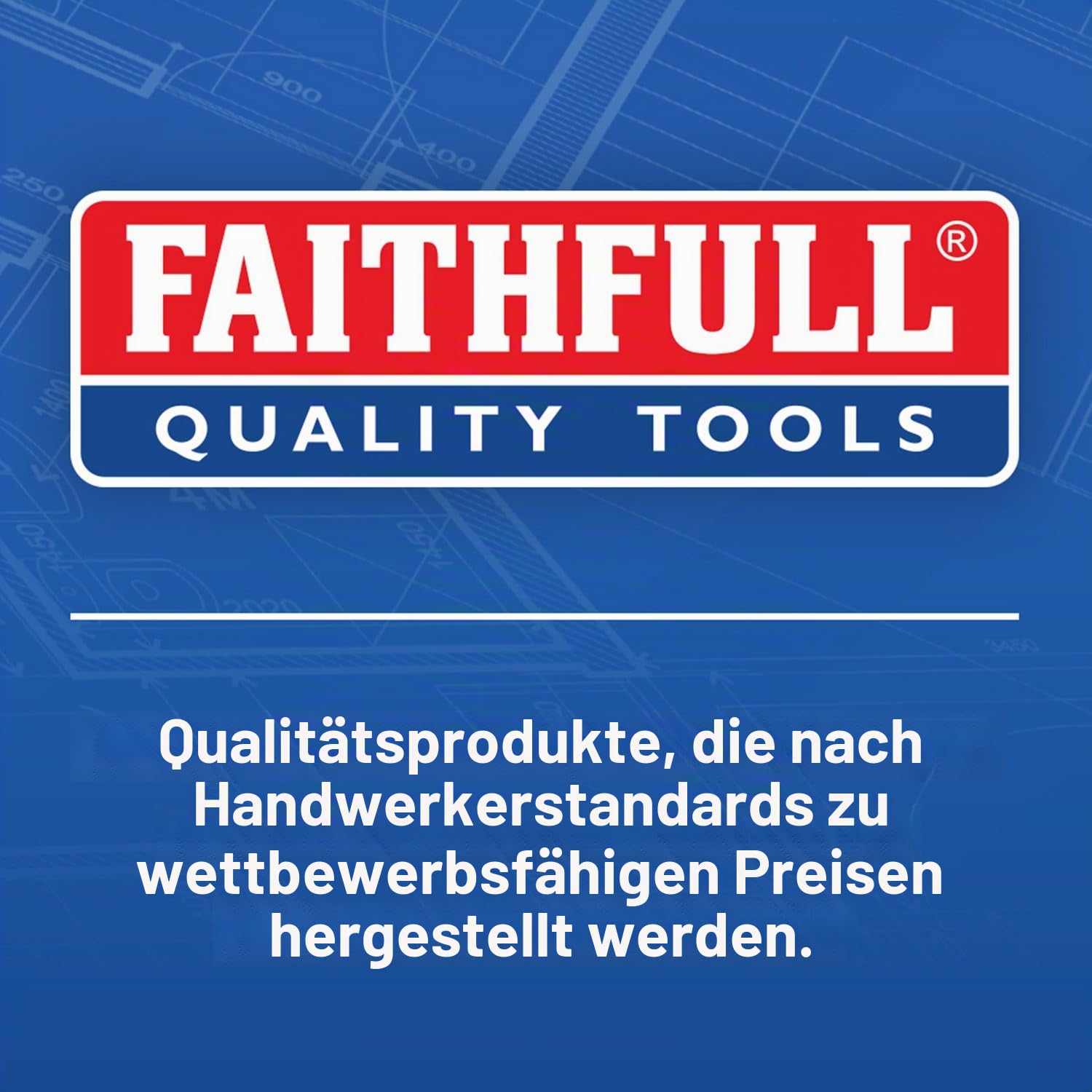 Faithfull BWADJL Standhahnmutterschlüssel, verstellbar, große 25-50 mm