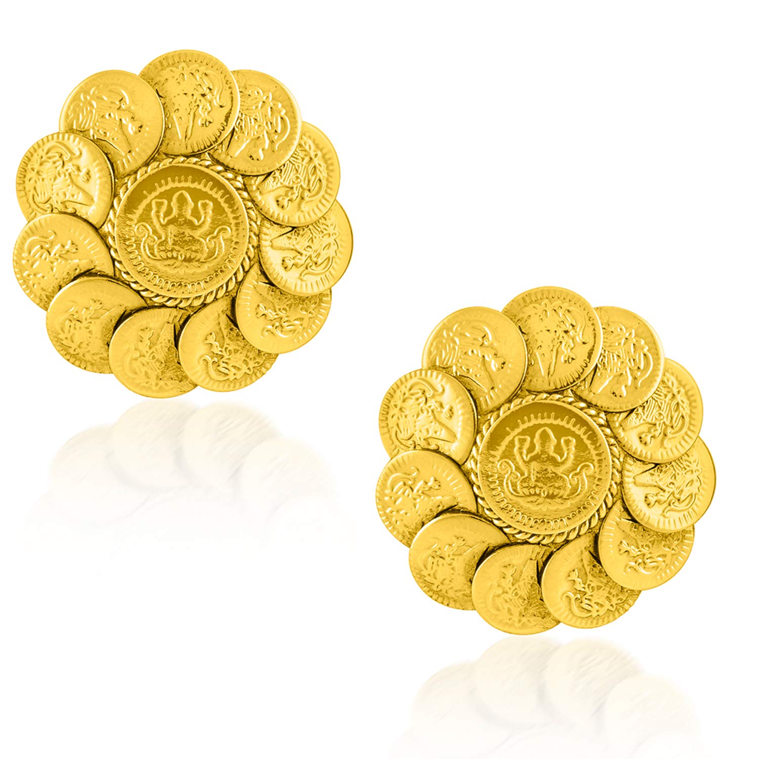 See full amazon price history chart for Om Jewells Gold Platted Traditional Ethnic Goddess Laxmiji Coin Stud Earrings For Girls And Women ER1000147 Om Jewells Gold Platted Traditional Ethnic Goddess Laxmiji Coin Stud Earrings For Girls And Women ER1000147 (B08L9RB7FT) Amazon Price History, Amazon Price Tracker