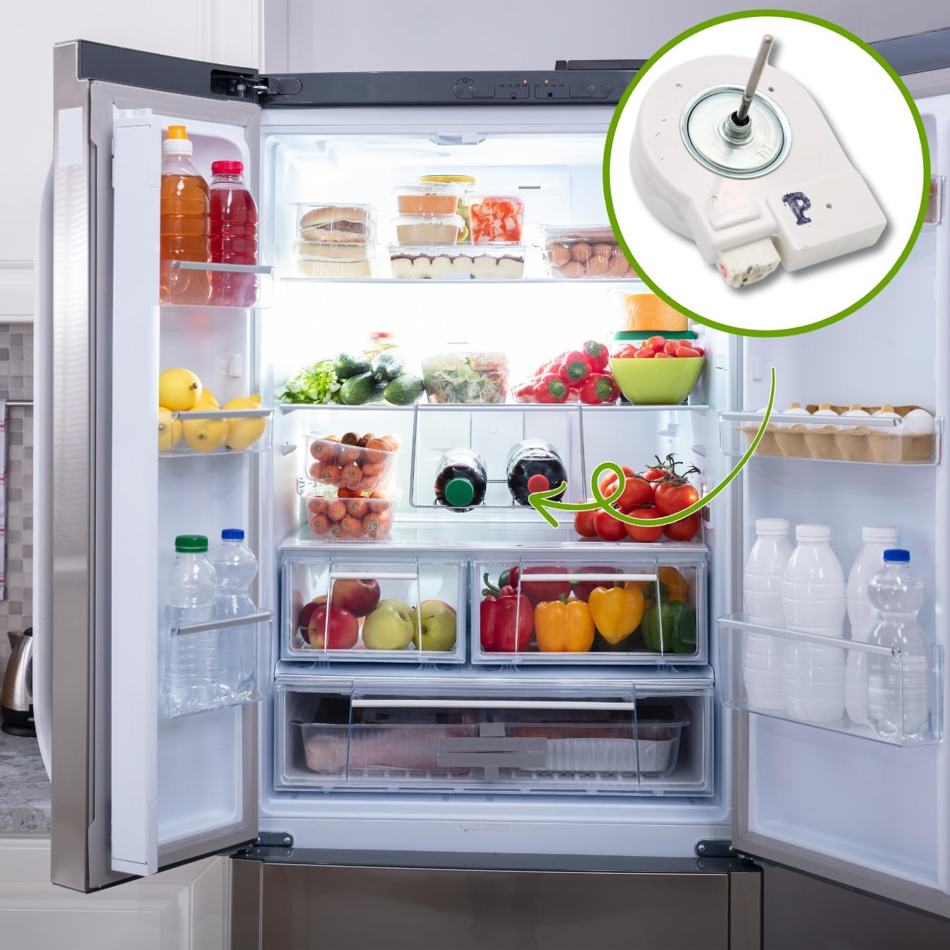 SOS - Ventilador evaporador para frigorífico, congelador DA31-00146E SAMSUNG