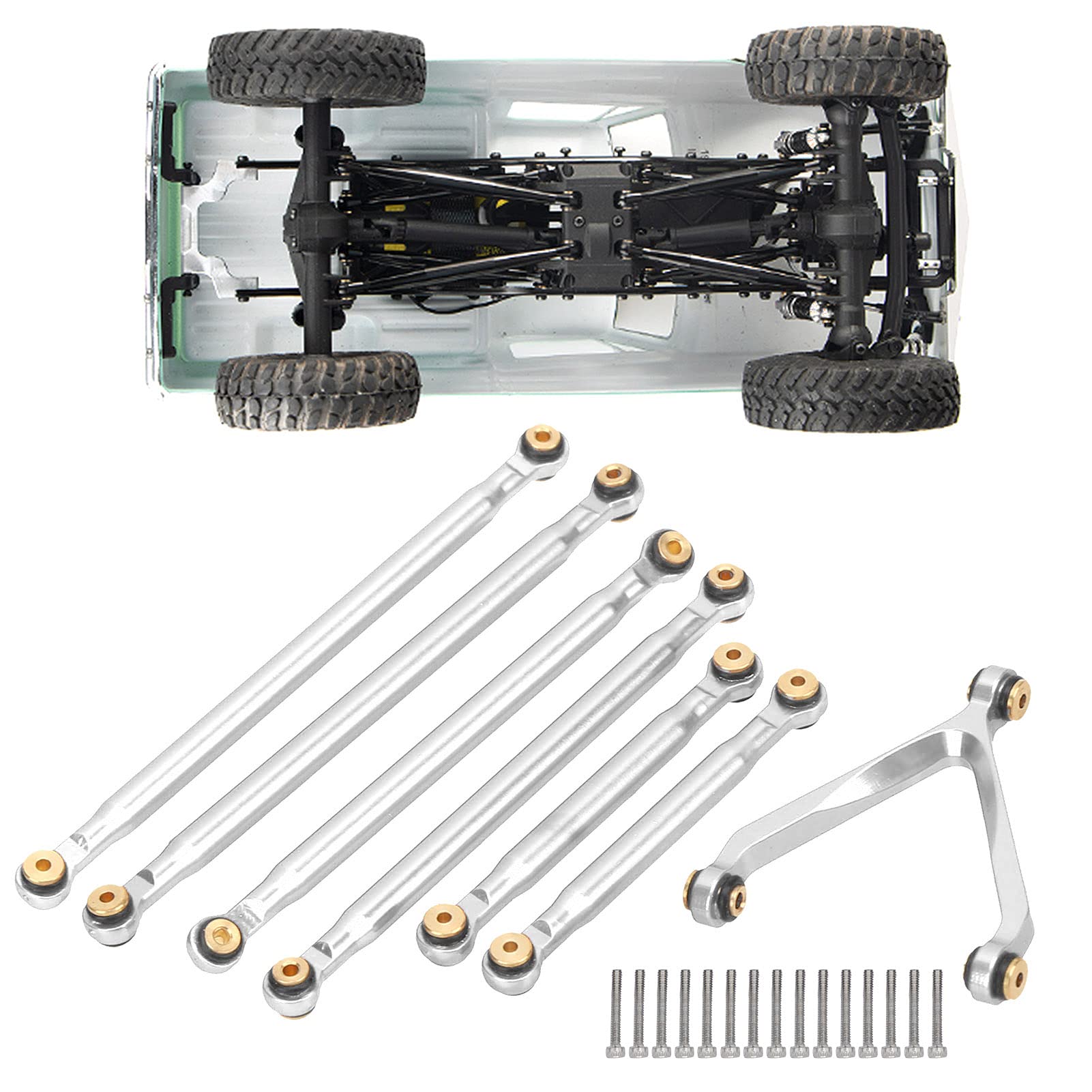 Varillaje De Dirección De Aluminio Para Coches RC MN86K/MN86KS – Pieza De Actualización Resistente Y Ligera