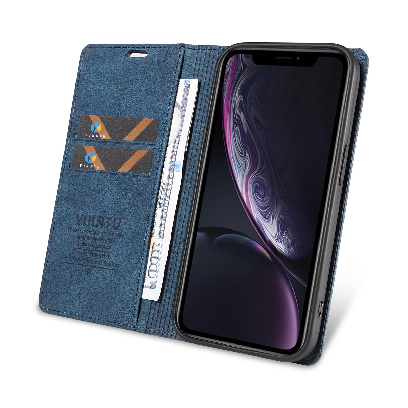 Ttianfa Compatible Con OPPO Find X3 Pro Funda Billetera Flip Cuero Magnética Carcasa Cartera Con Tarjetero Y Función De Soporte Antigolpes-Rojo
