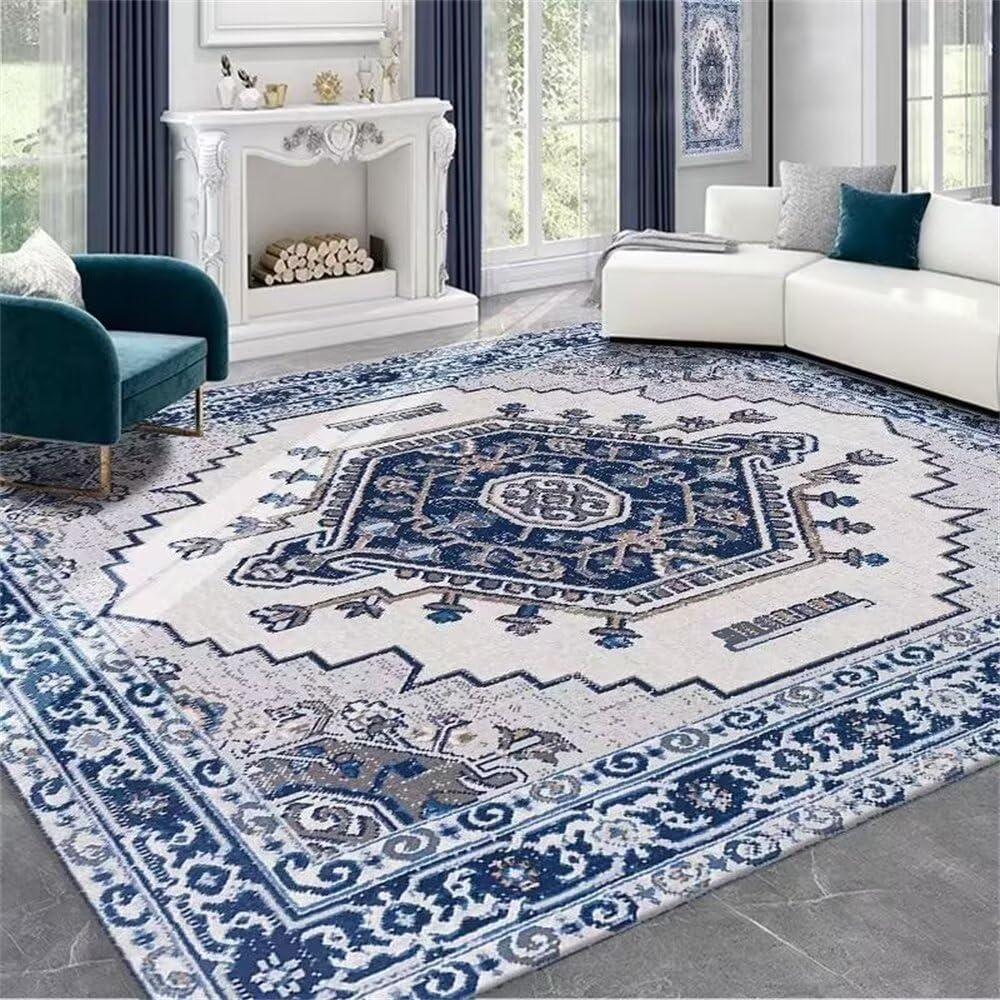 Tapis chambre garçon vintage 200x200cm pour un espace ado cosy
