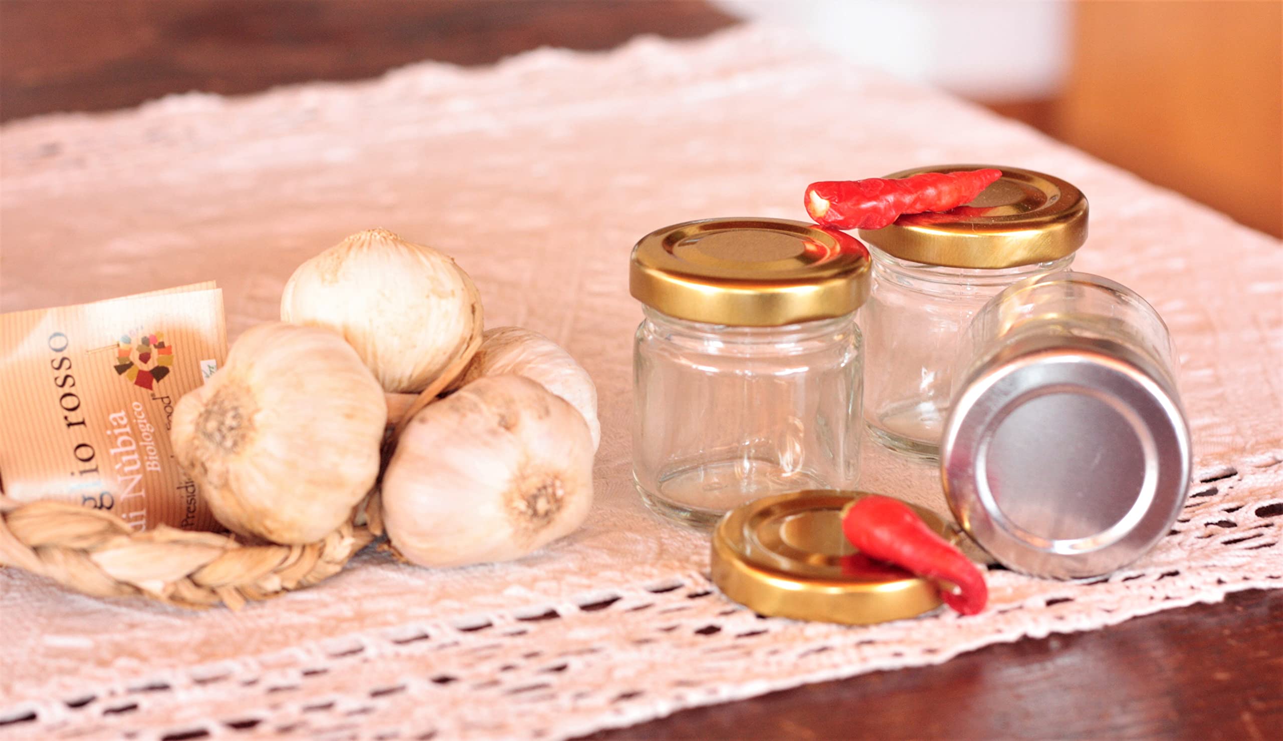 KADAX Barattoli Per Marmellata Da 300 Ml – 50 Pezzi Con Coperchio A Vite, Ideali Per Conserve E Regali