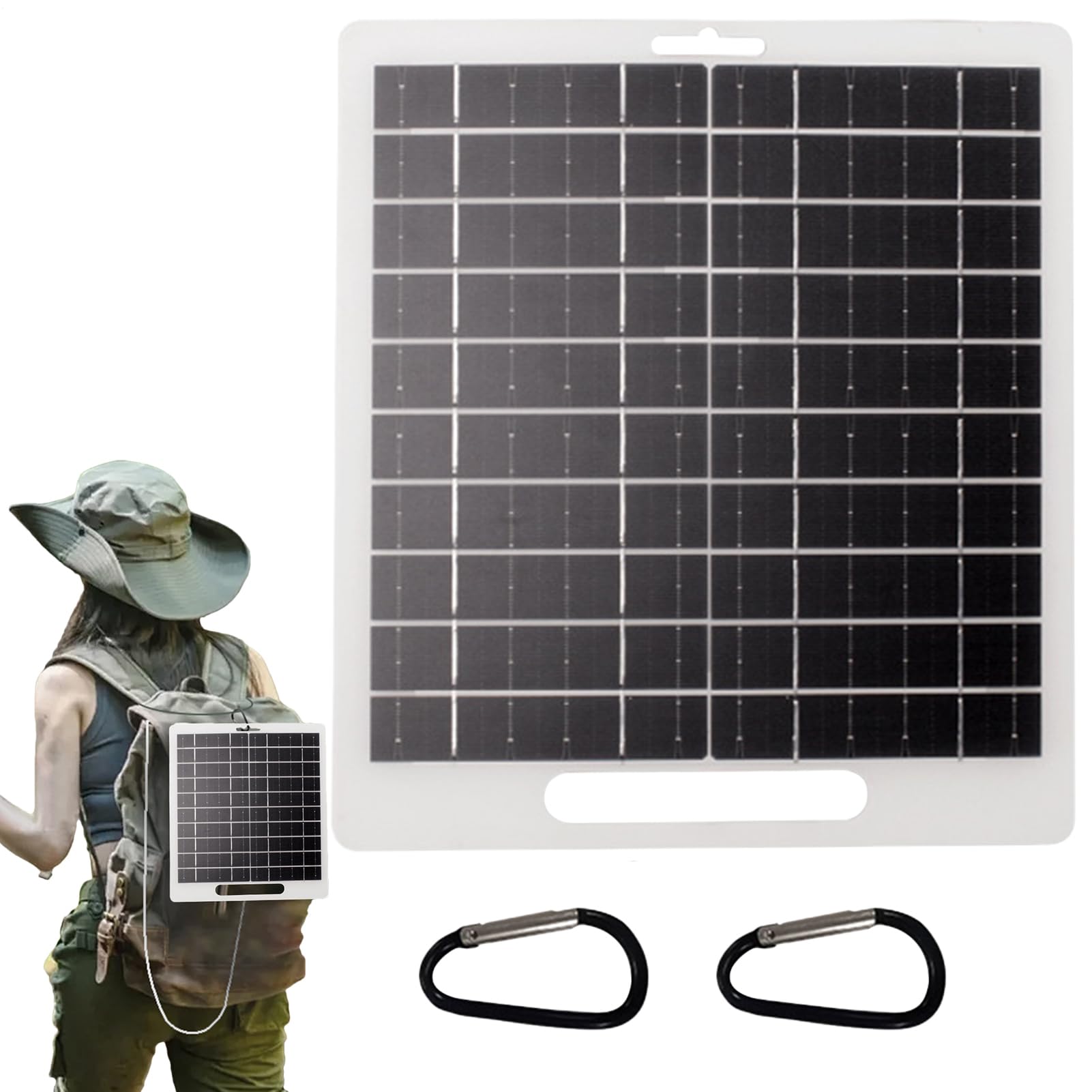 Panneau solaire de charge kit de charge monocristallin portable usb dc pour smartphone pc
