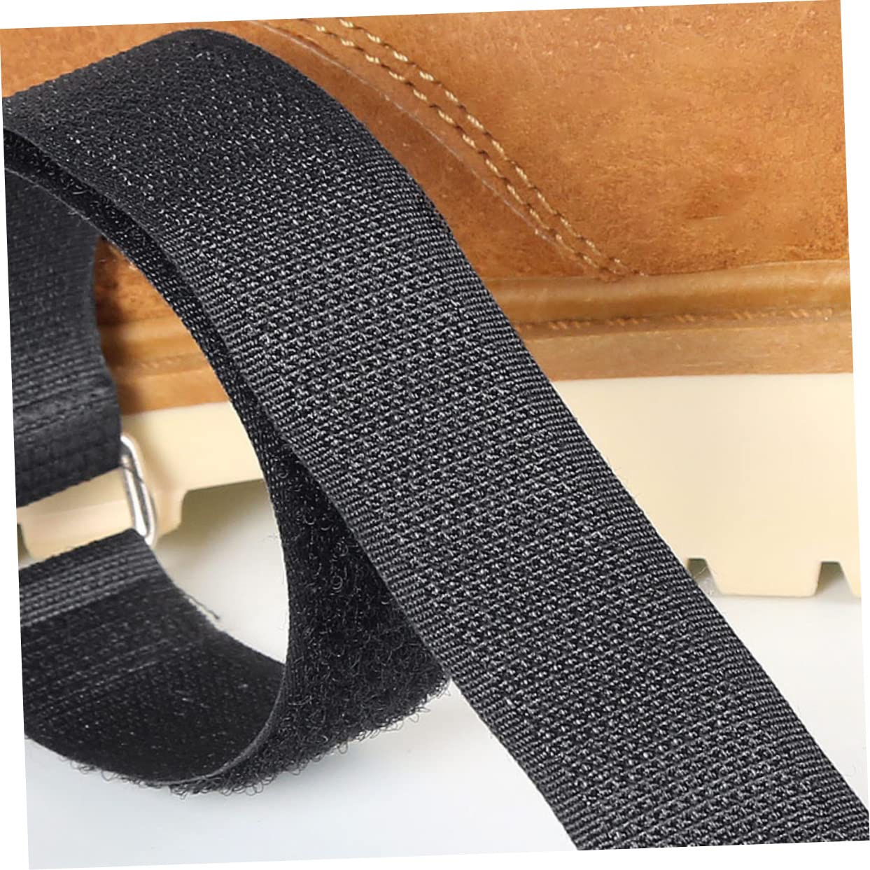 Healvian 5 Sätze Rutschfeste Abdeckung Steigeisen Für Schuhe Traktion Für Schuhe Steigeisen Spikes Riemen Tragbare Schuhgreifer Schuhzubehör Metall Black 4 Paare * 5