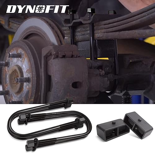 Miniatura 6 de Dynofit Bloques de elevación de 2 pulgadas para Ram 1500, kit de bloque de nivelación trasero compatible con Dodge Ram1500 2WD 4WD 2002-2008 con