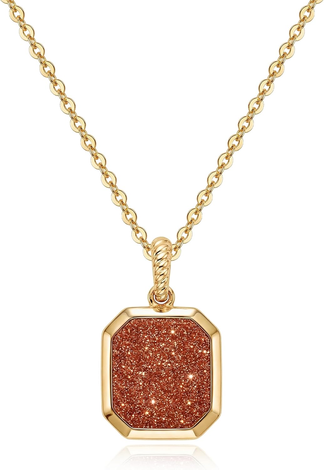 Layered Necklaces for Women, 14K Gold Plated Dainty Pendant Choker Cubic Zirconia Necklace Gold Jewelry Gifts for Women