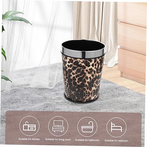 Miniatura 3 de Alipis Papelera de baño para dormitorio, cubo de basura de reciclaje de galones, cubo de basura para el hogar, cubo de basura de cocina, contenedor